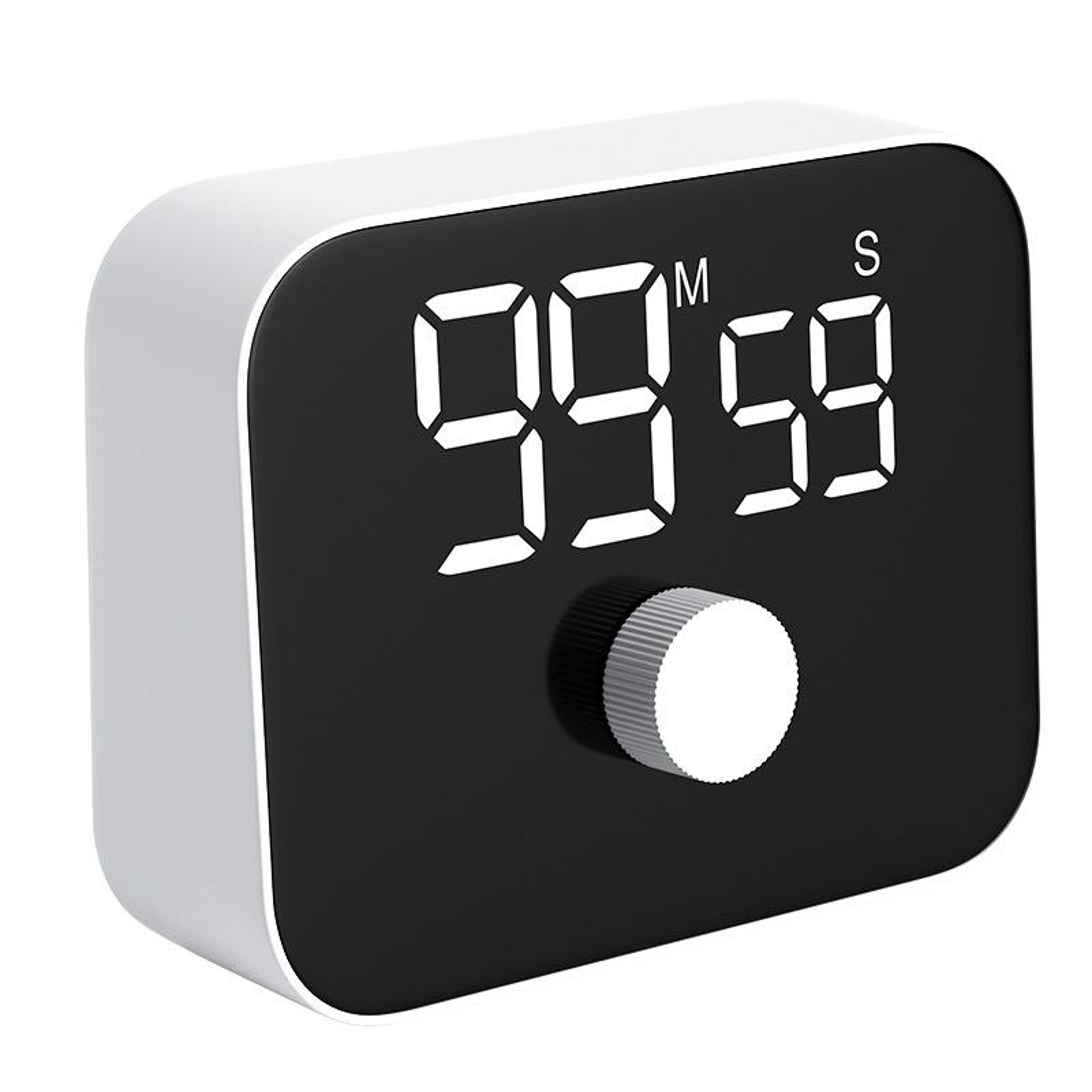silent led magnetic kitchen timer with large led display & countdown memory