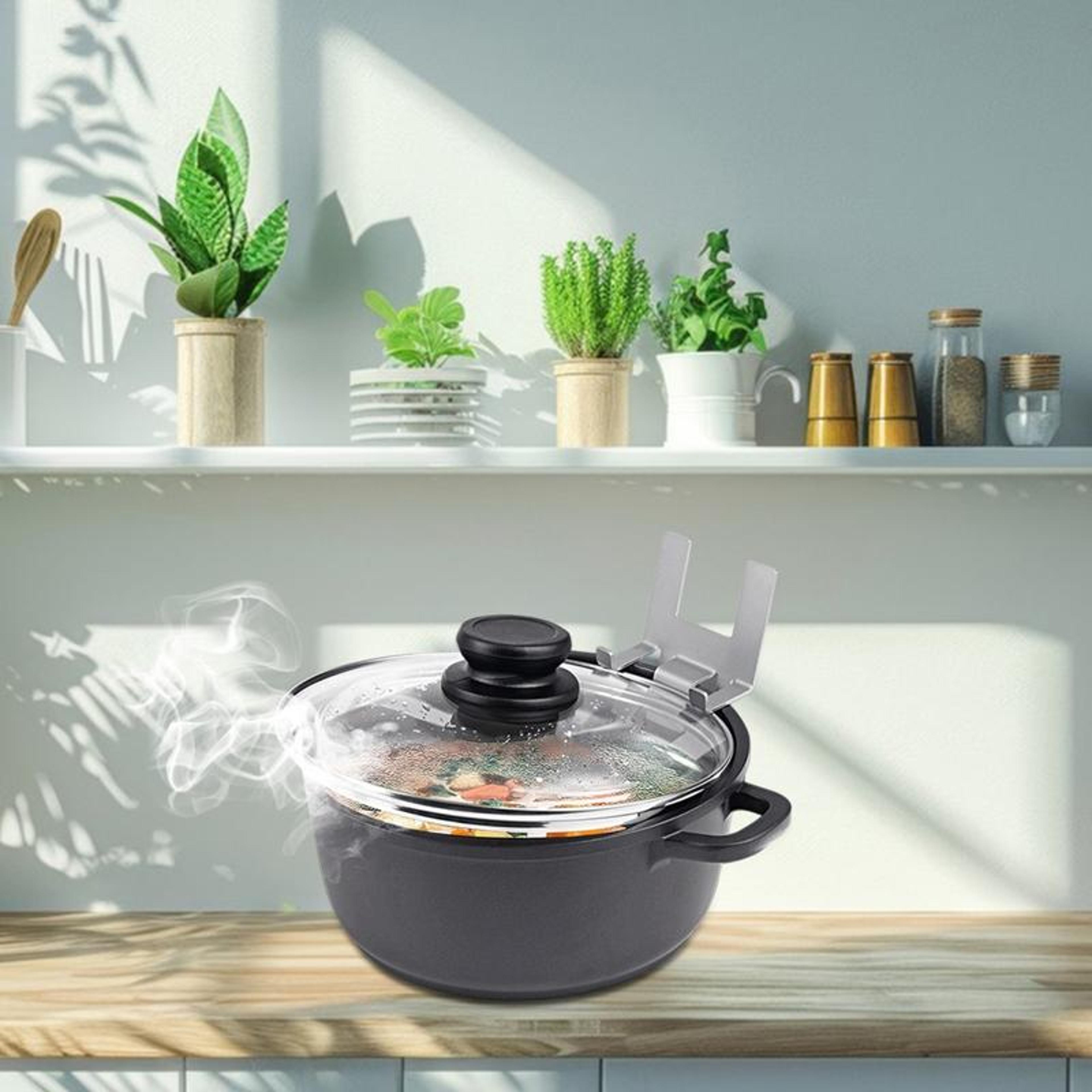 premium stainless steel lid stand pot lid holder countertop kitchen lid organizer