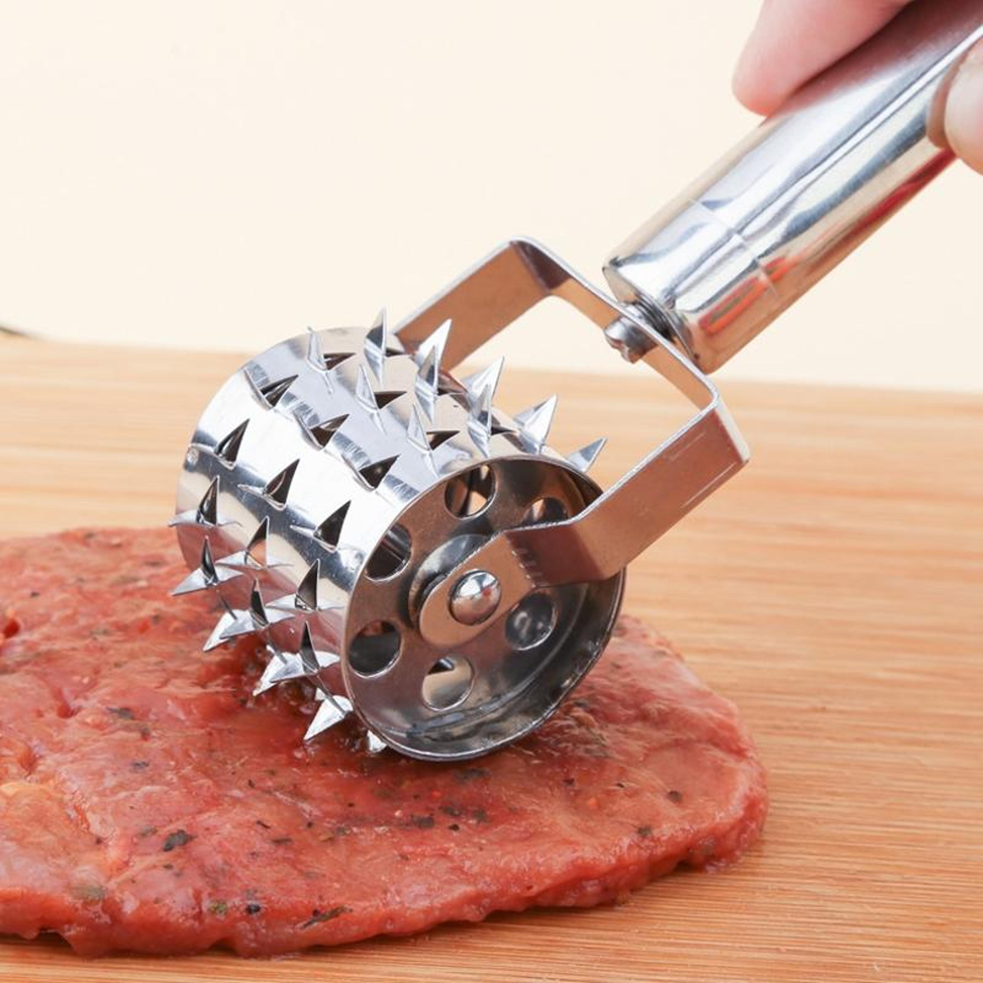 premium stainless steel rolling meat tenderizer kitchen tool