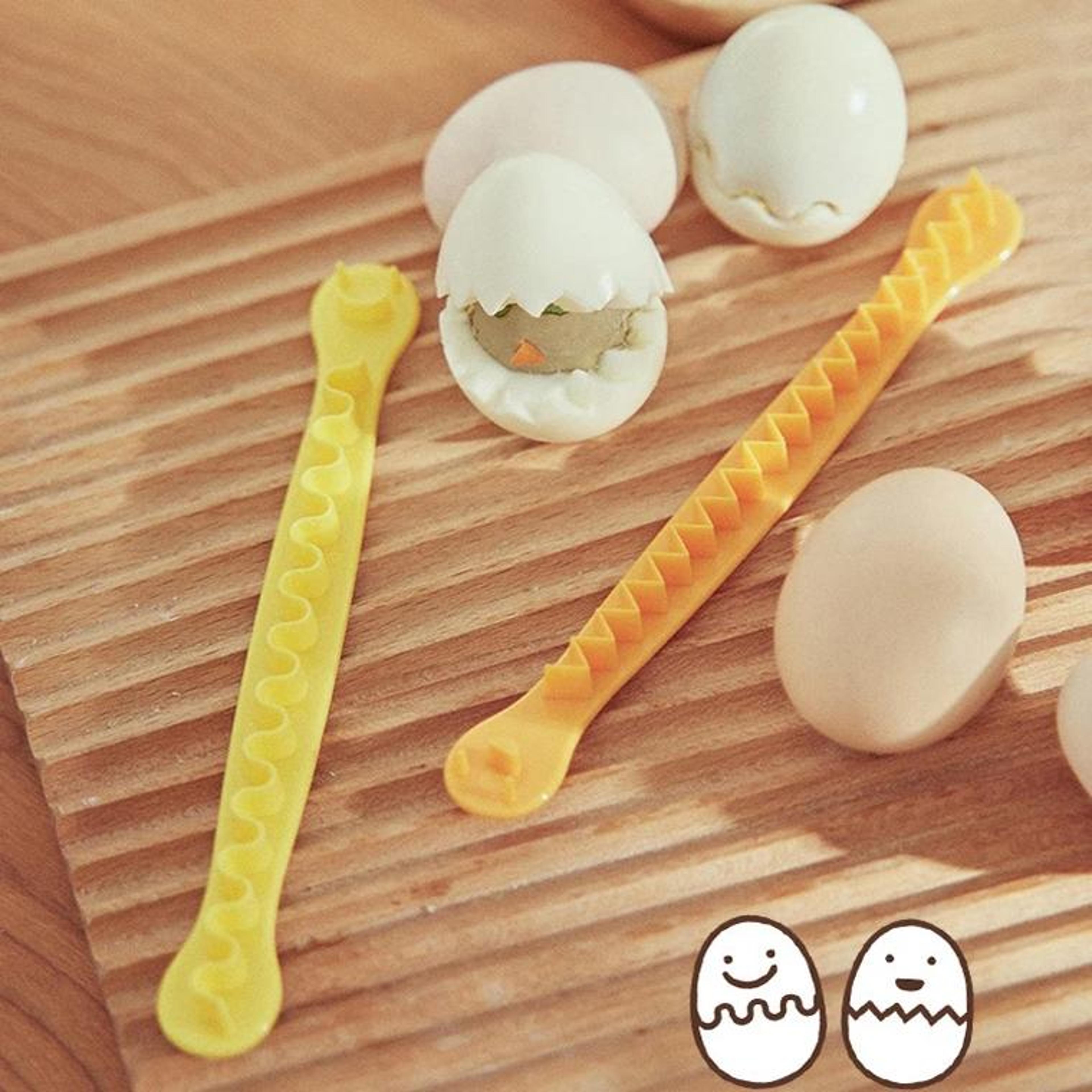 decorative diy egg cutter & mold set creative kitchen egg shaping tools