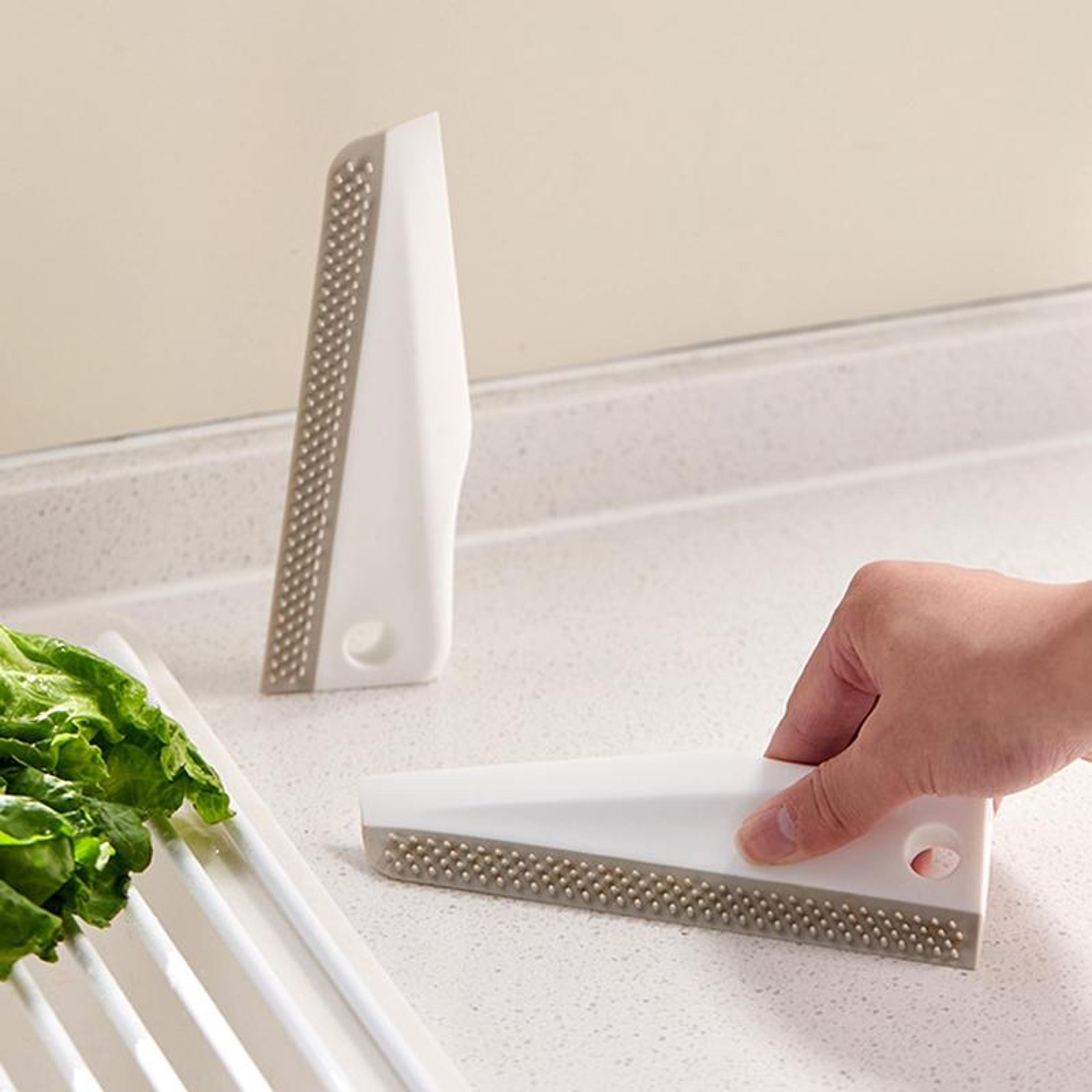premium ergonomic kitchen & bathroom cleaning scraper manual countertop cleaner