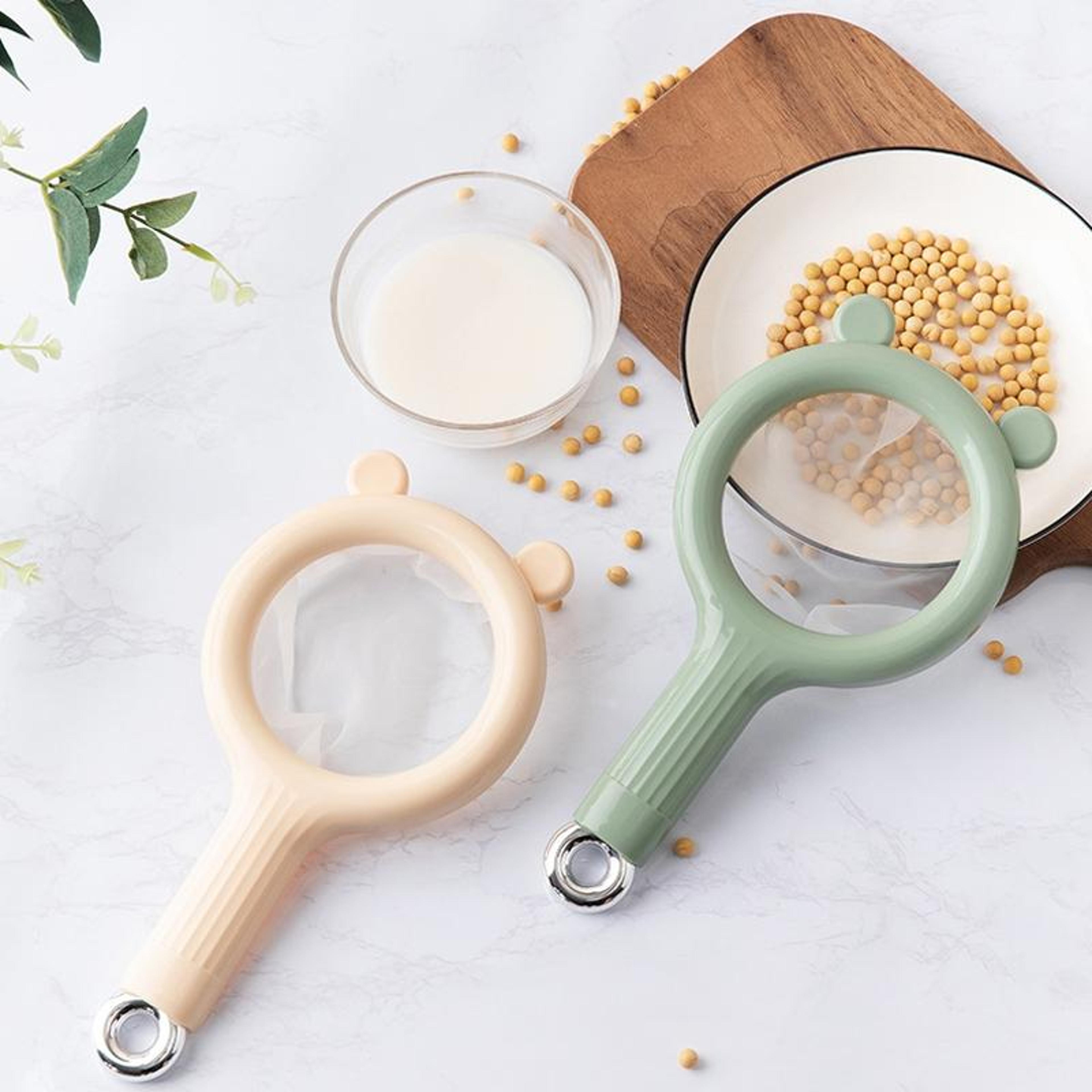 household soymilk & kitchen juicer residue filter strainer fine mesh strainer