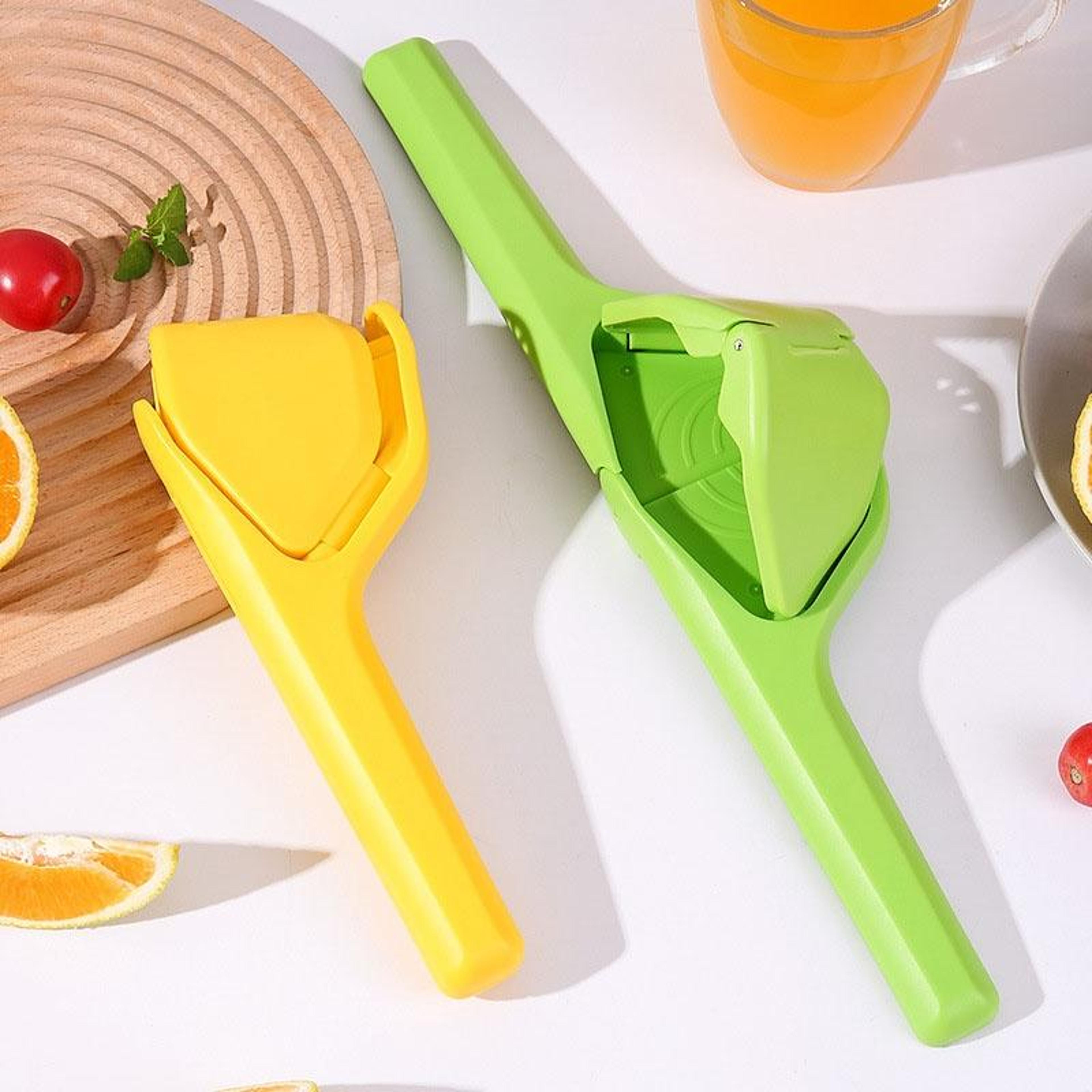 foldable manual lemon juicer & kitchen citrus fruit squeezer