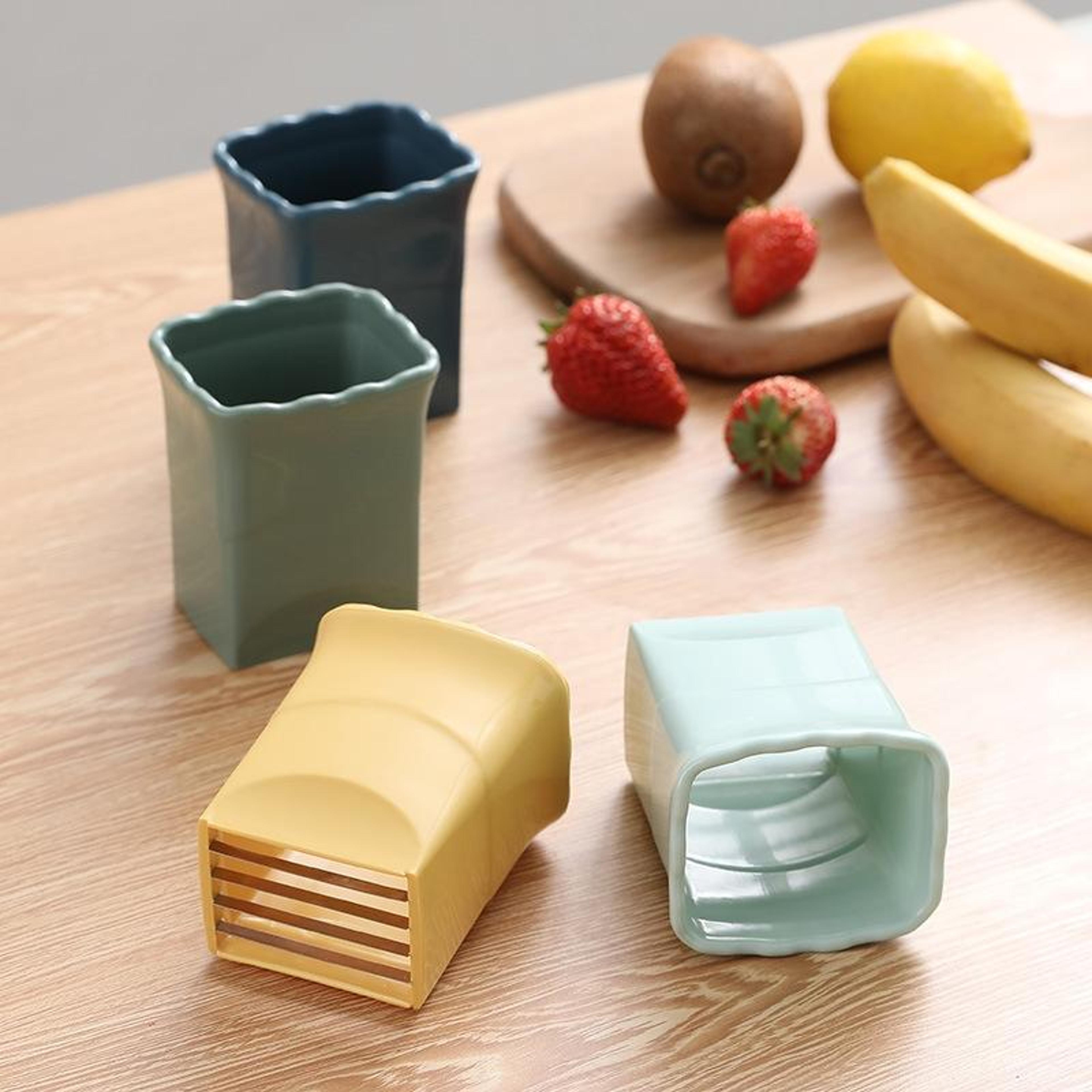 premium stainless fruit & vegetable slicer cup quick kitchen prep tool