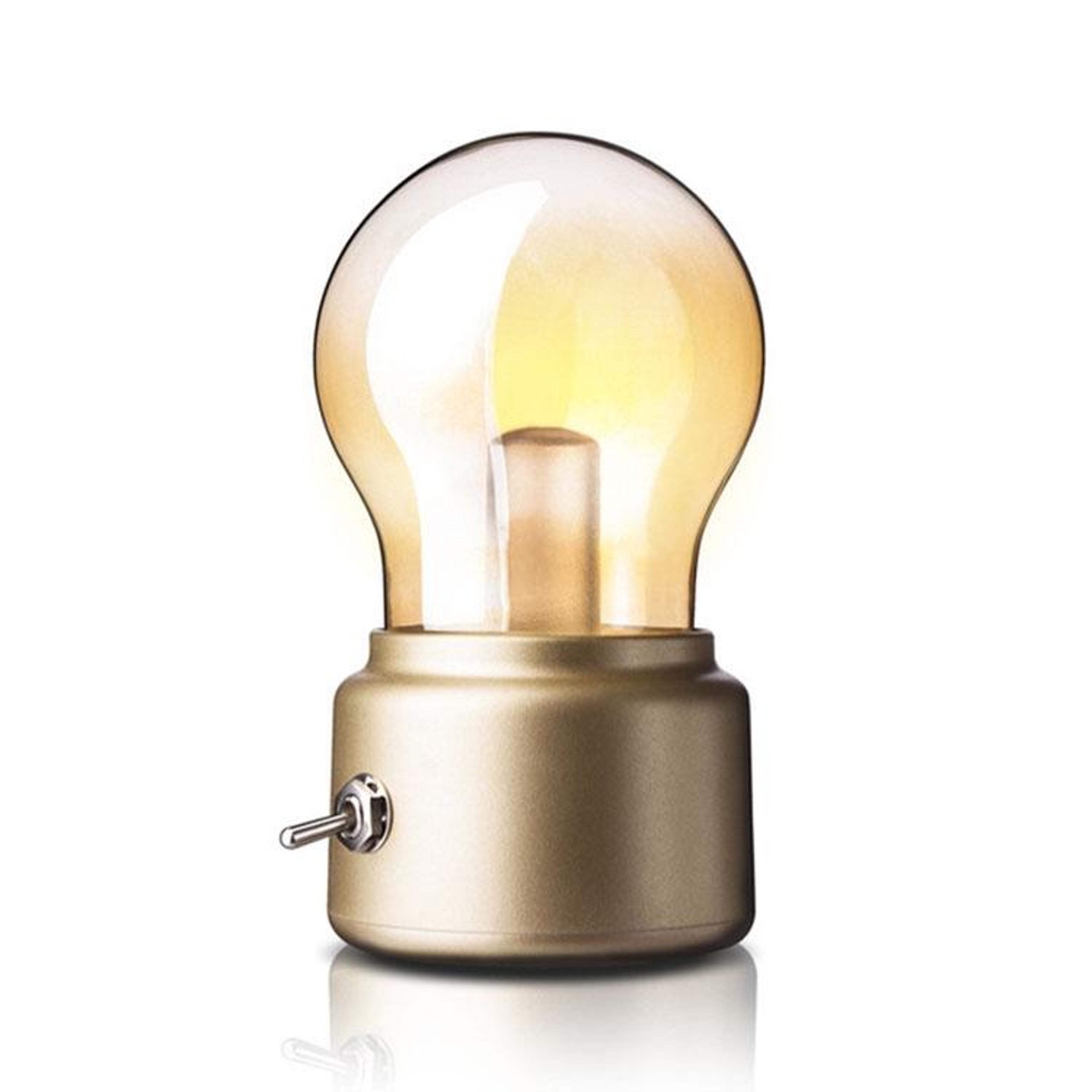usb rechargeable night light retro warm ambient bedside lamp