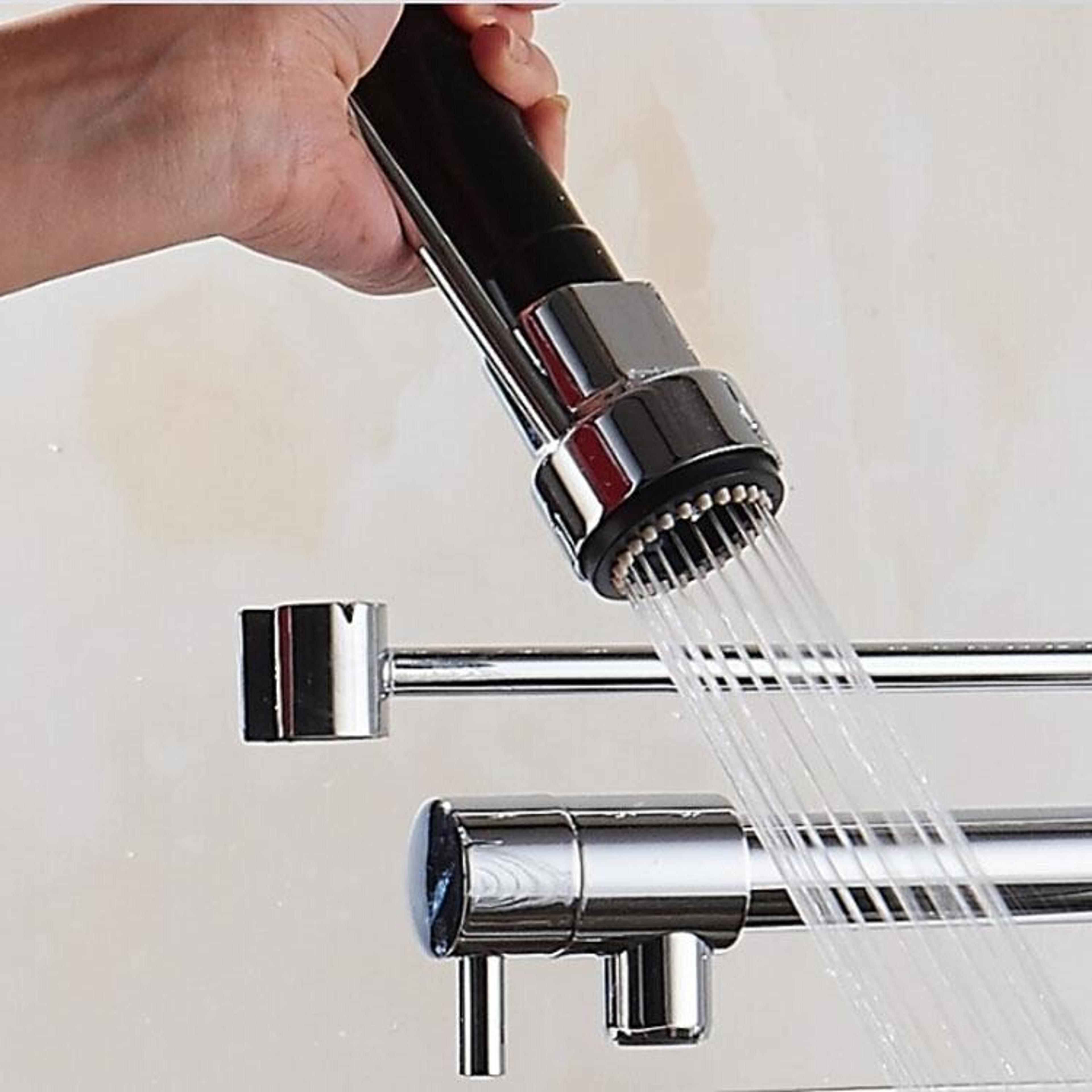 kitchen faucet pull out sprayer replacement head chrome abs nozzle