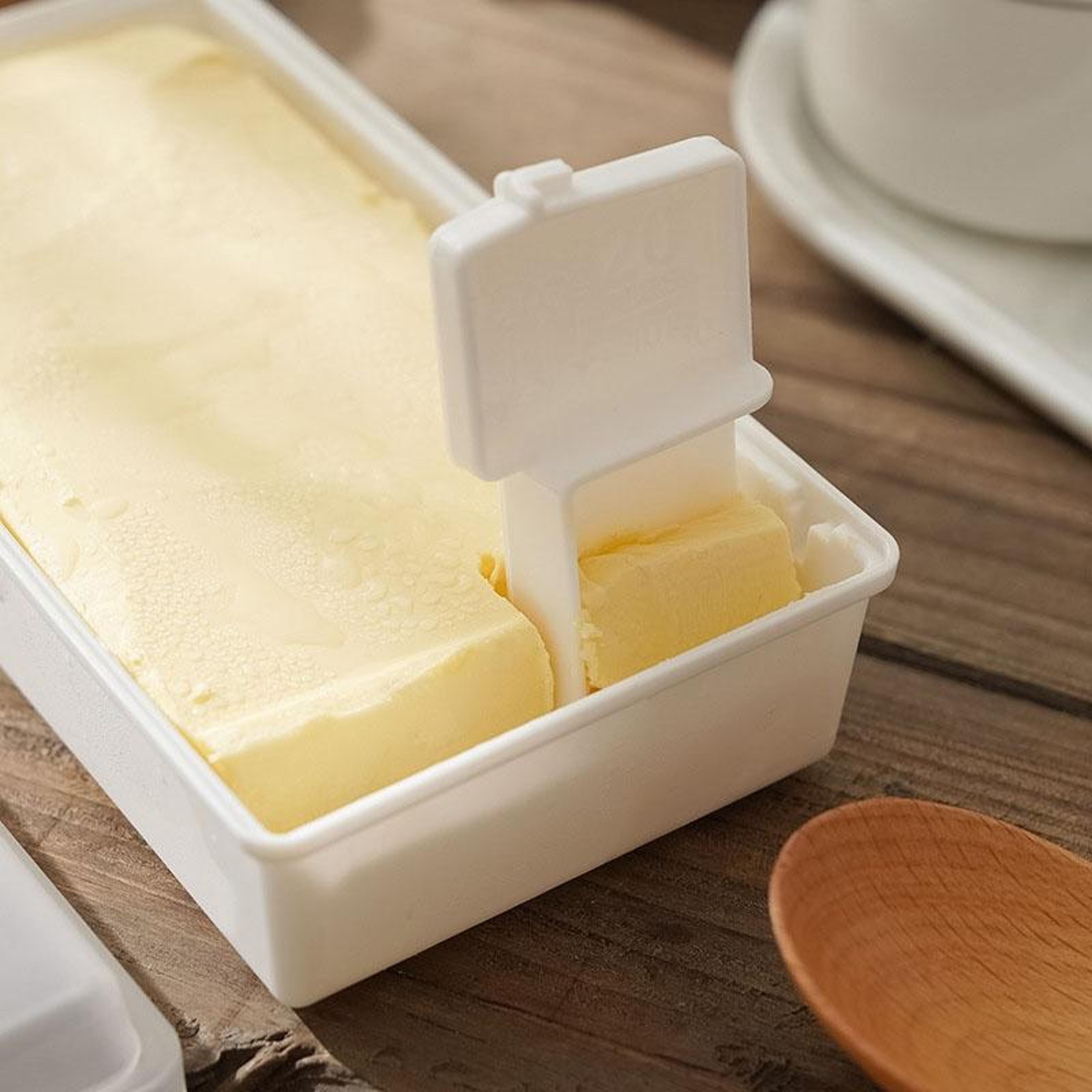 household butter cutter storage box with lid fridge butter keeper & cheese container
