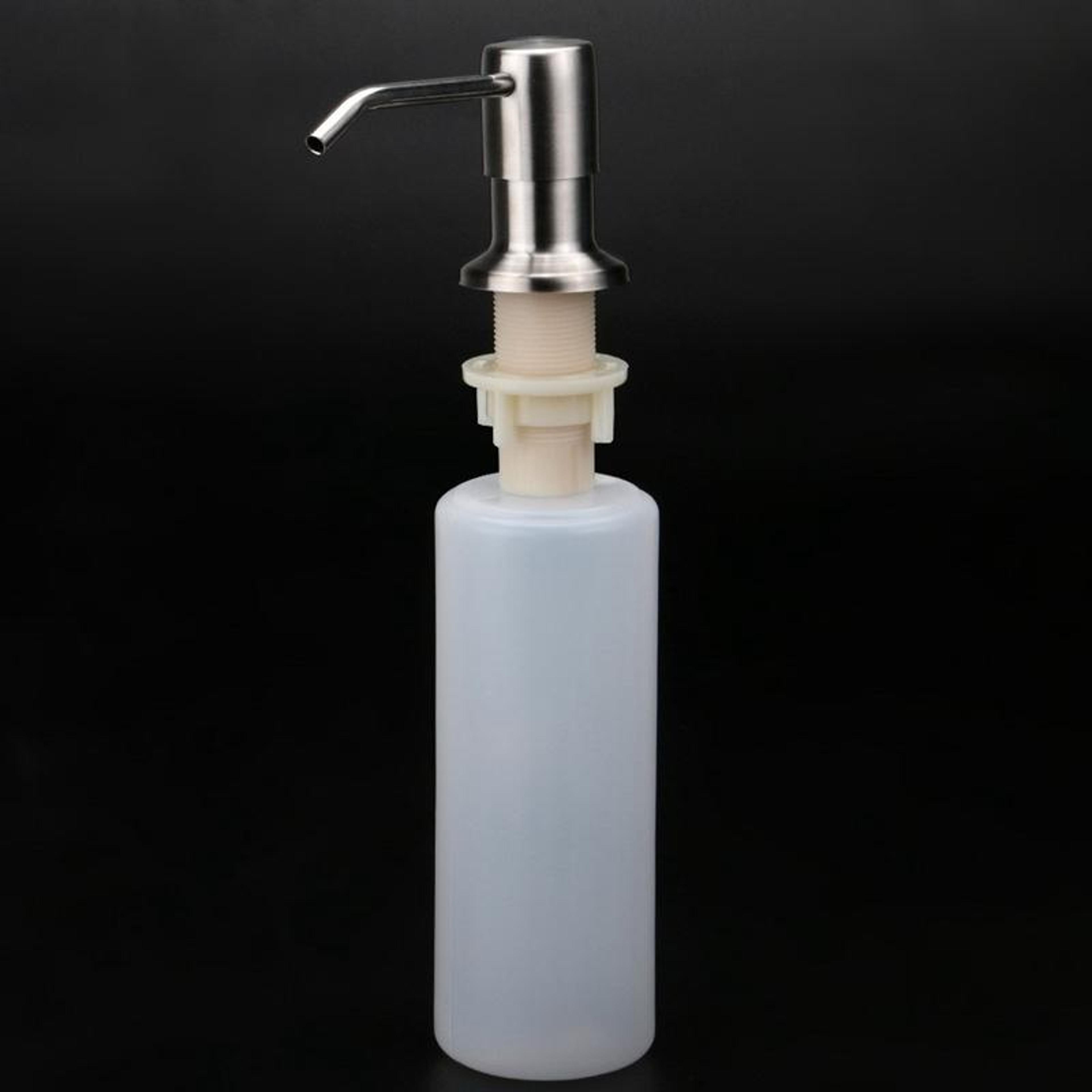 premium built in 304 stainless steel kitchen sink soap dispenser