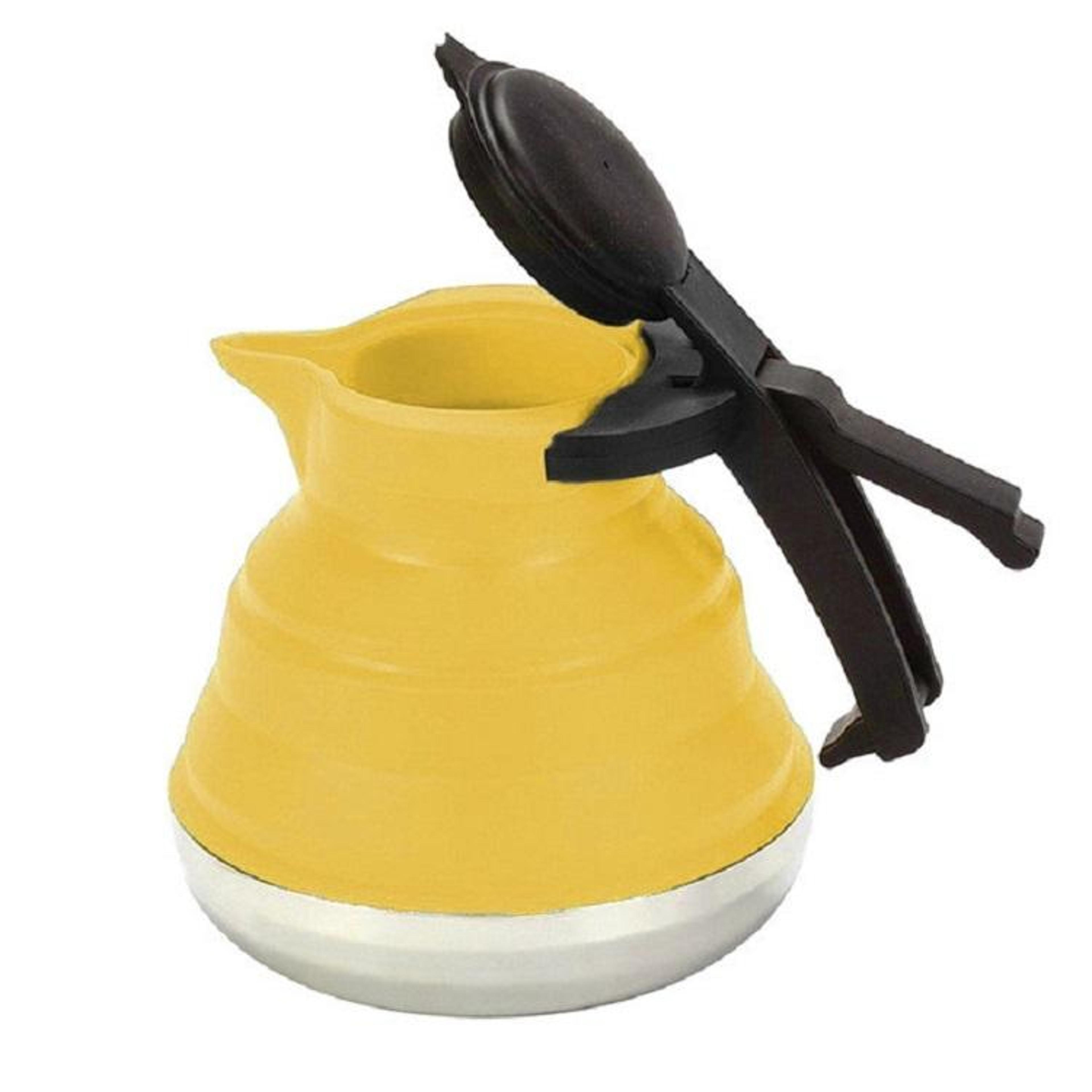 foldable silicone coffee & tea teapot portable, heat resistant
