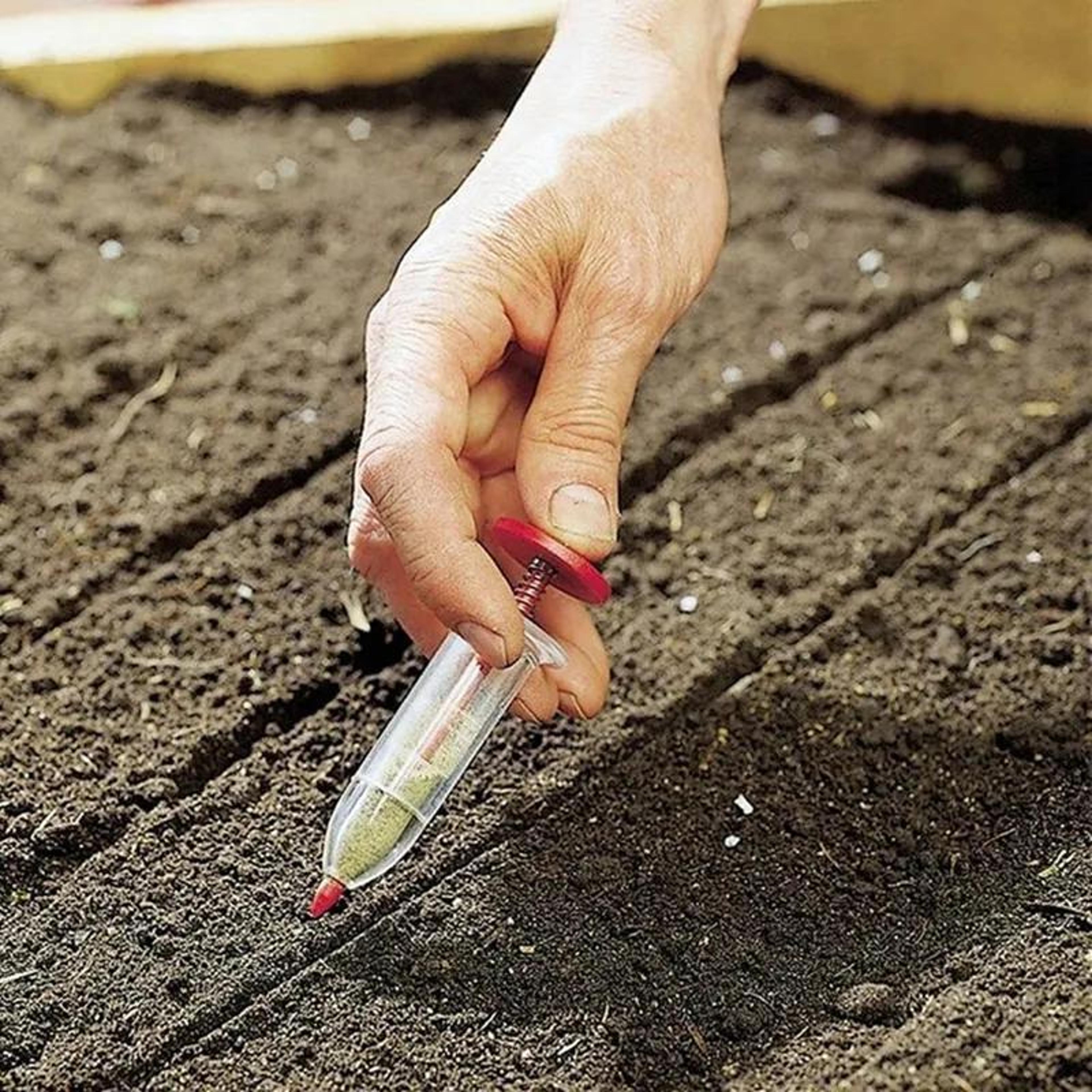 3 piece precision seed planter set for accurate garden sowing