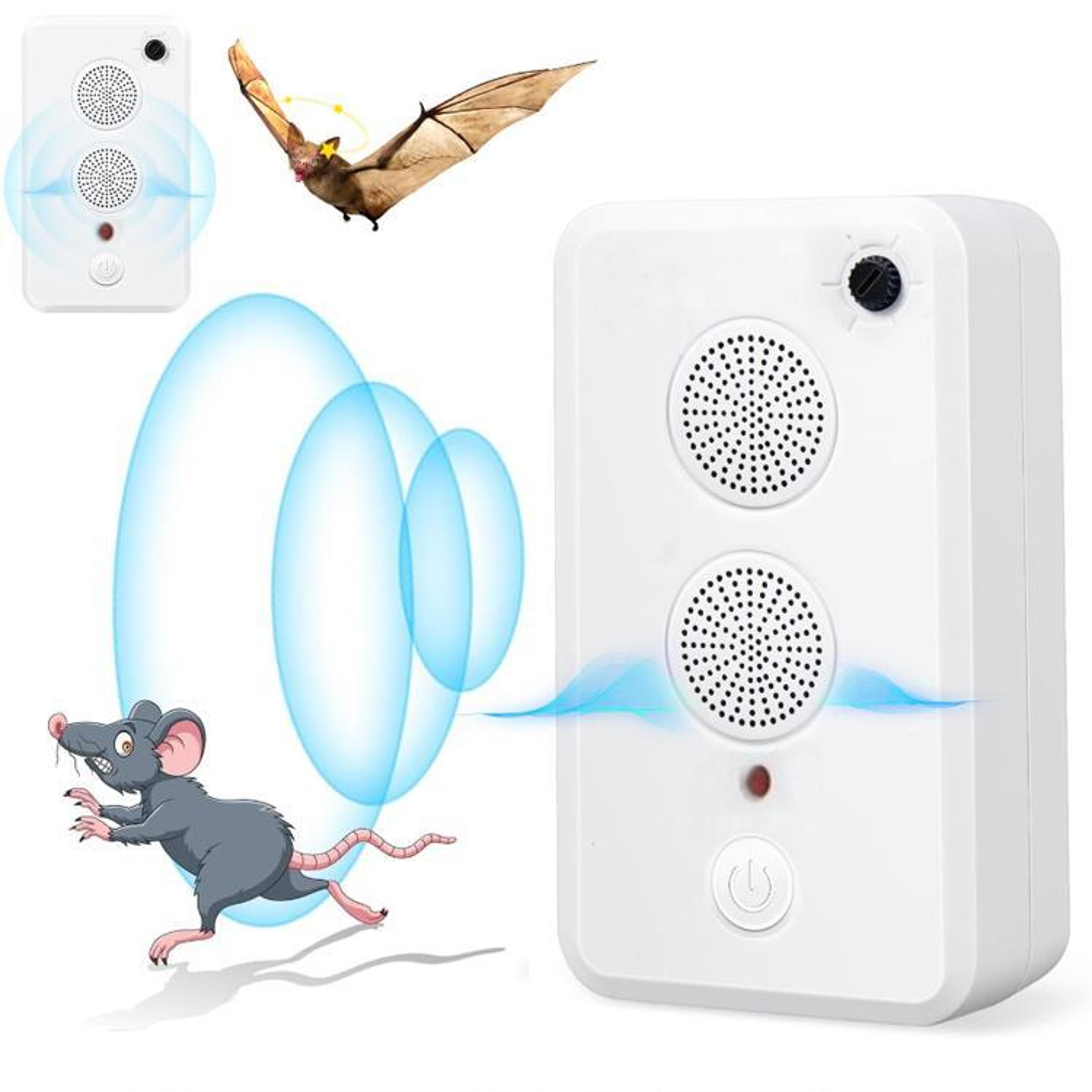 rechargeable ultrasonic mouse & bat repellent portable pest control device