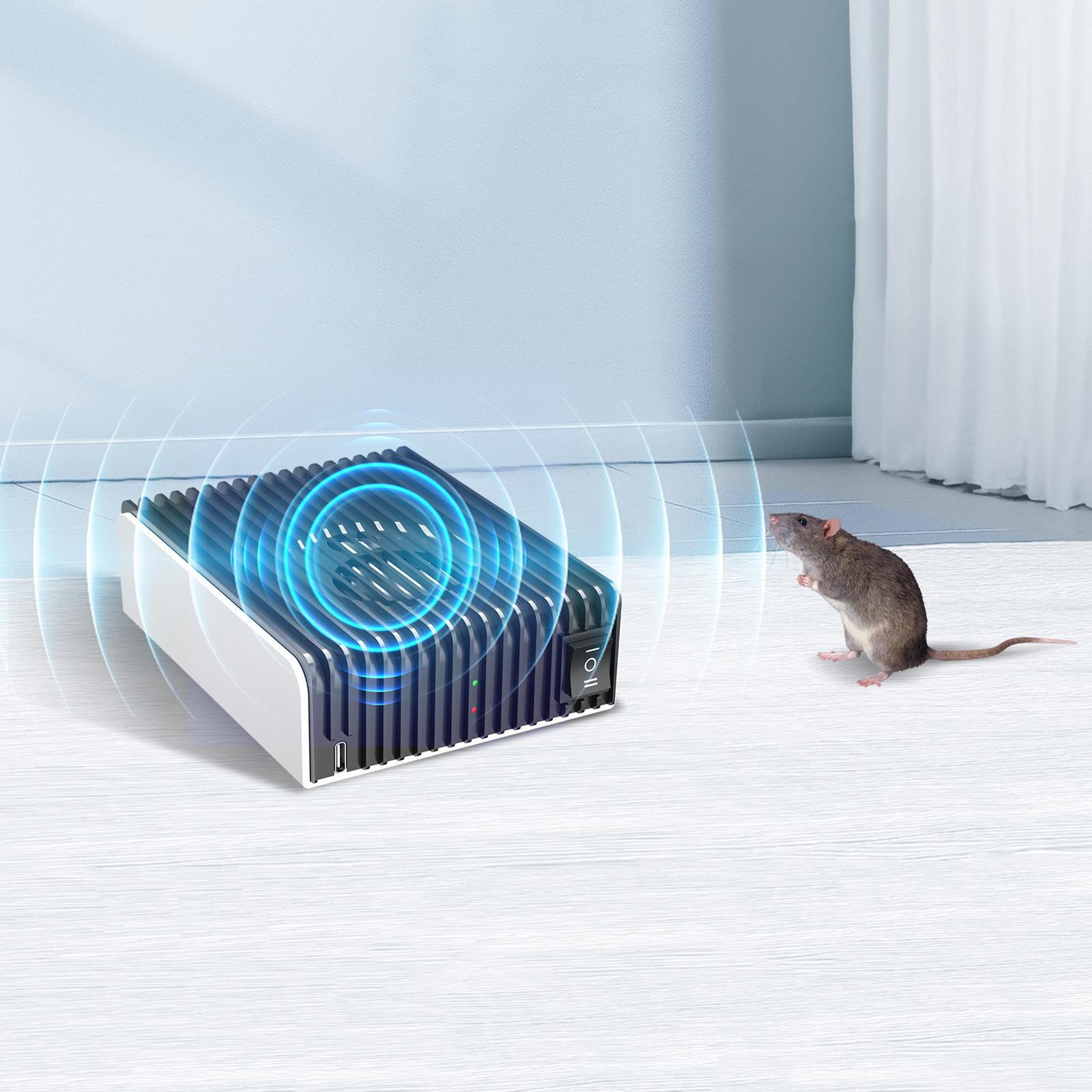 ultrashield portable ultrasonic mouse repeller for cars, garages & outdoor pest protection