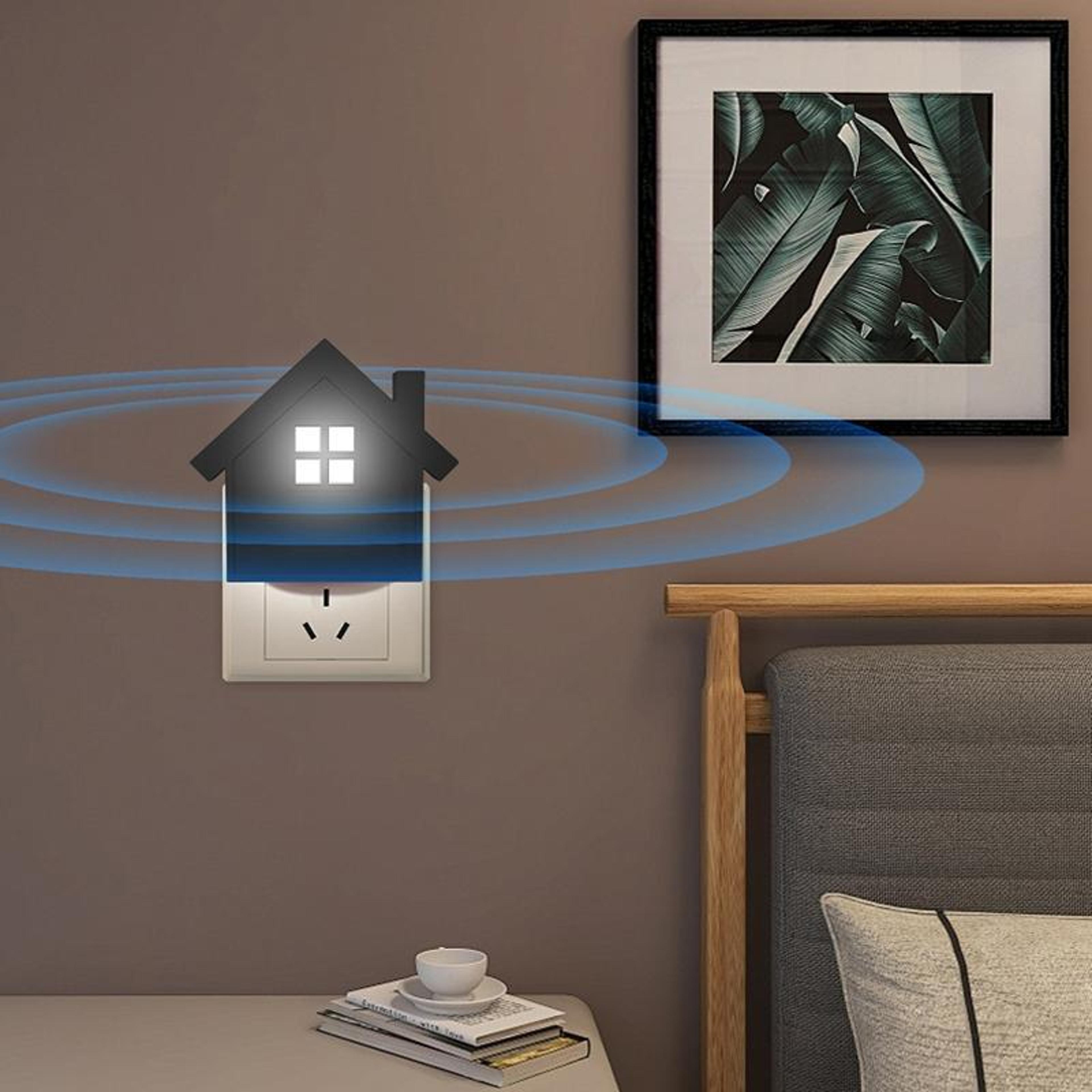 usb ultrasonic mosquito repellent night light indoor plug and play mosquito control lamp