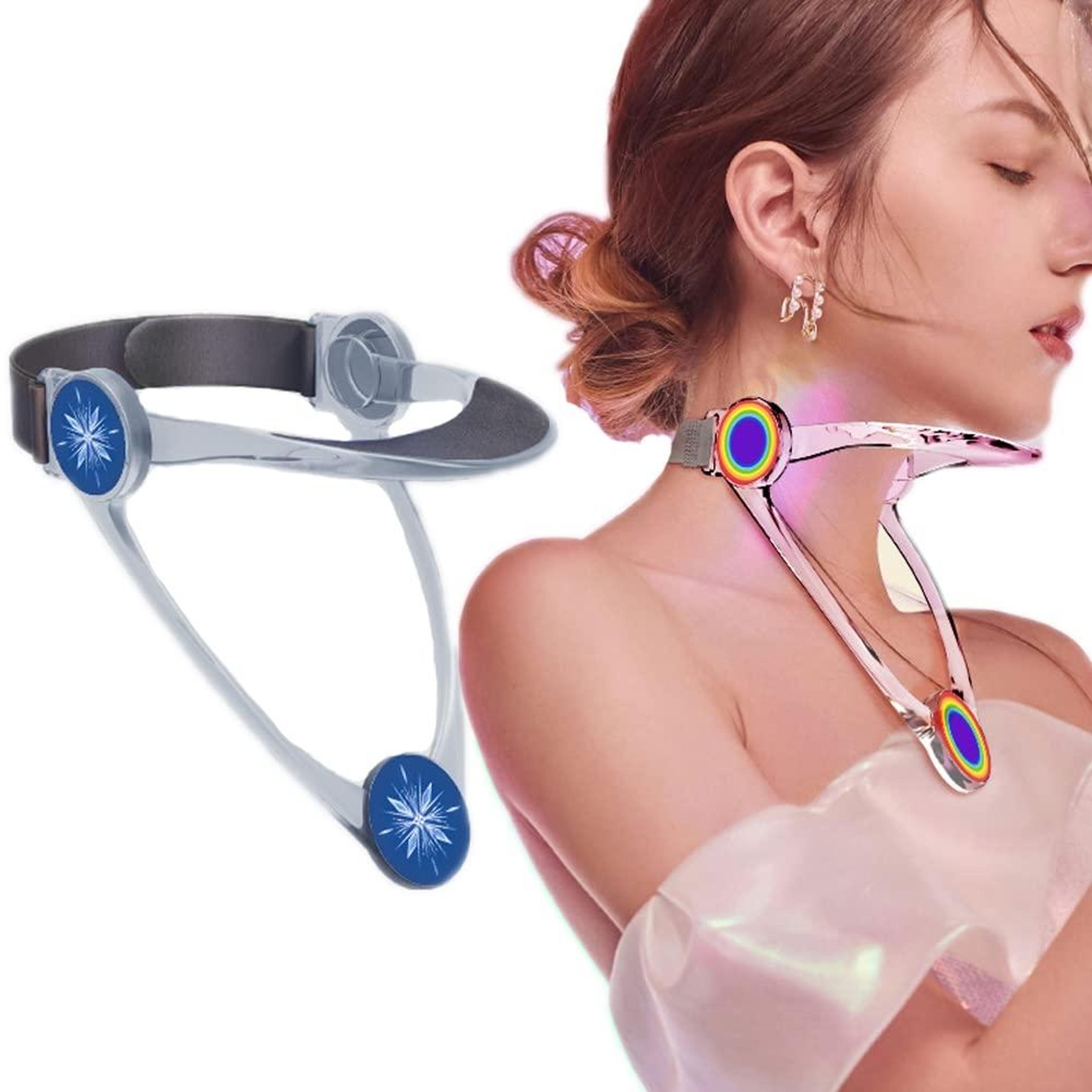 adjustable neck brace for cervical spine support & posture corrector