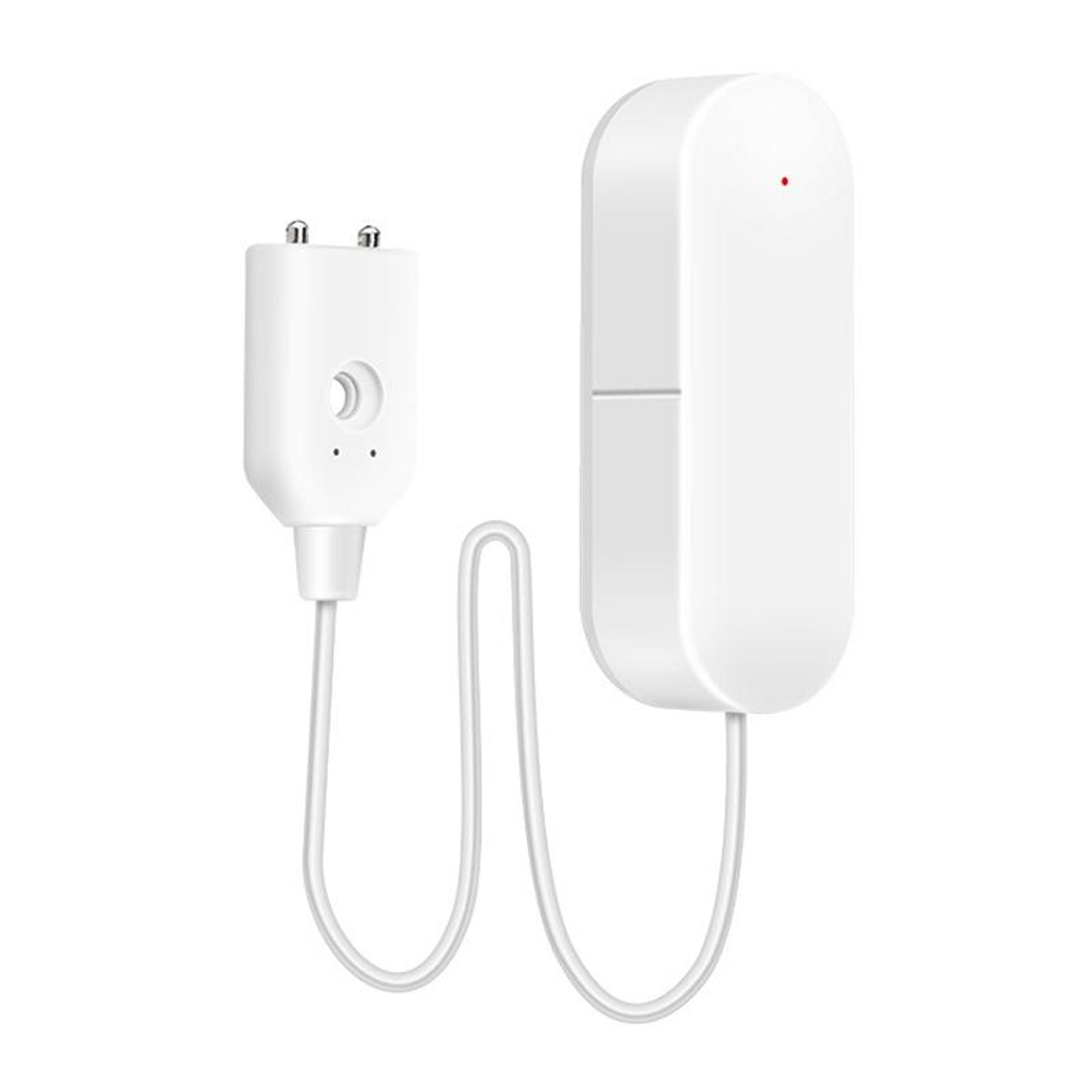 smart wifi water leak detector alarm with app alerts & ip67 waterproof sensor