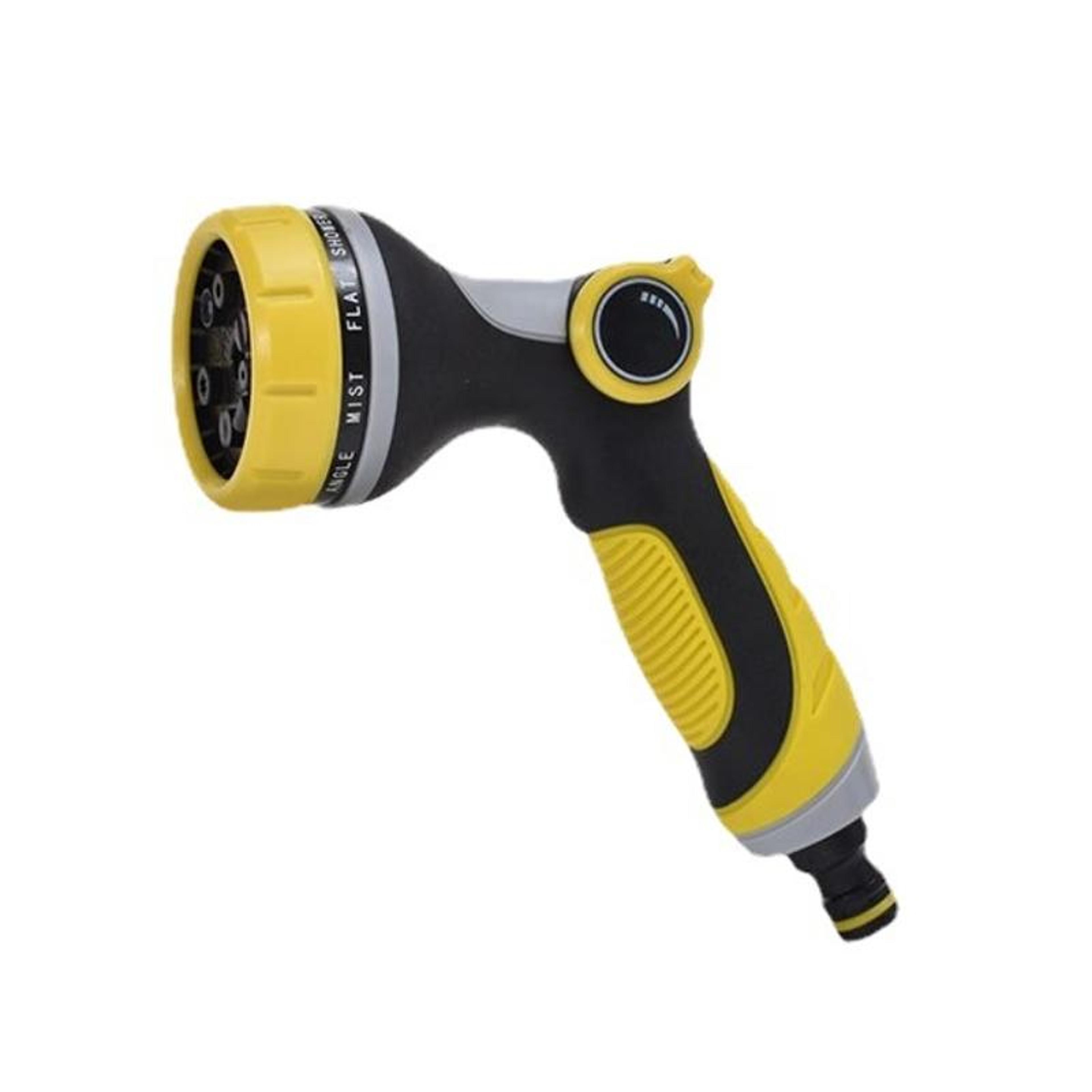 garden hose nozzle with 10 spray modes for watering & cleaning