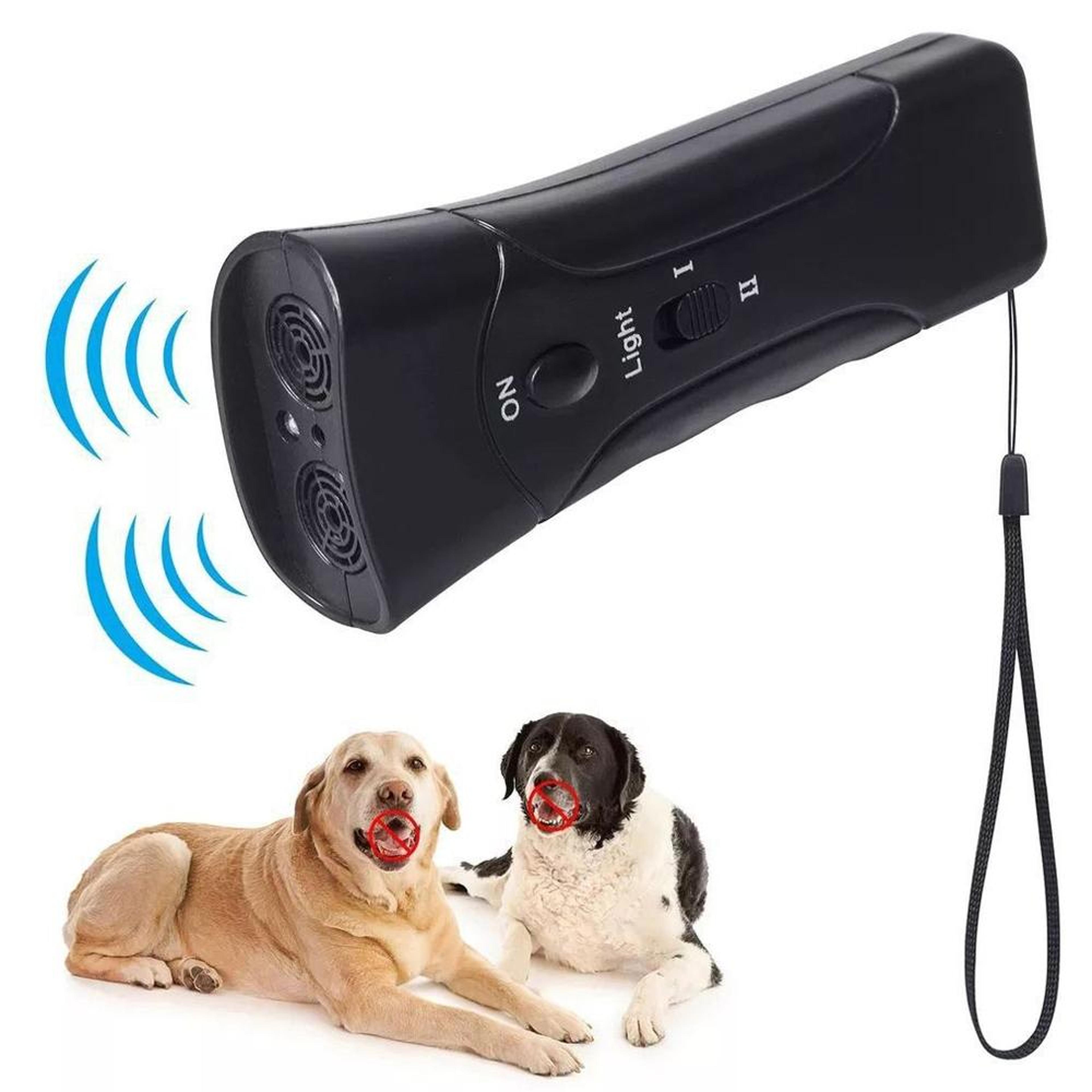 ultrasonic dog repeller & led portable dog training device for bark control