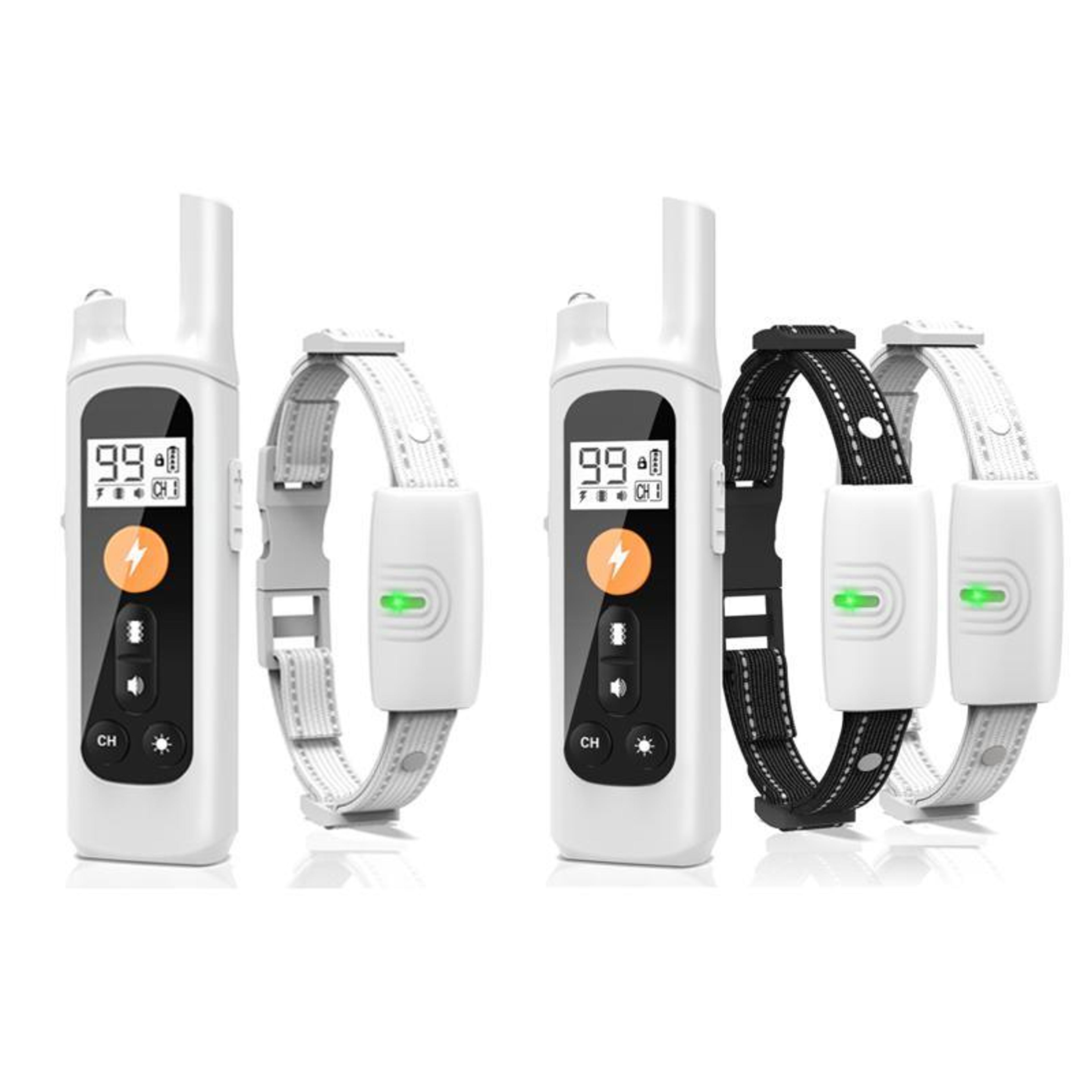 pawcontrol pro remote dog training collar with waterproof design & 800m range