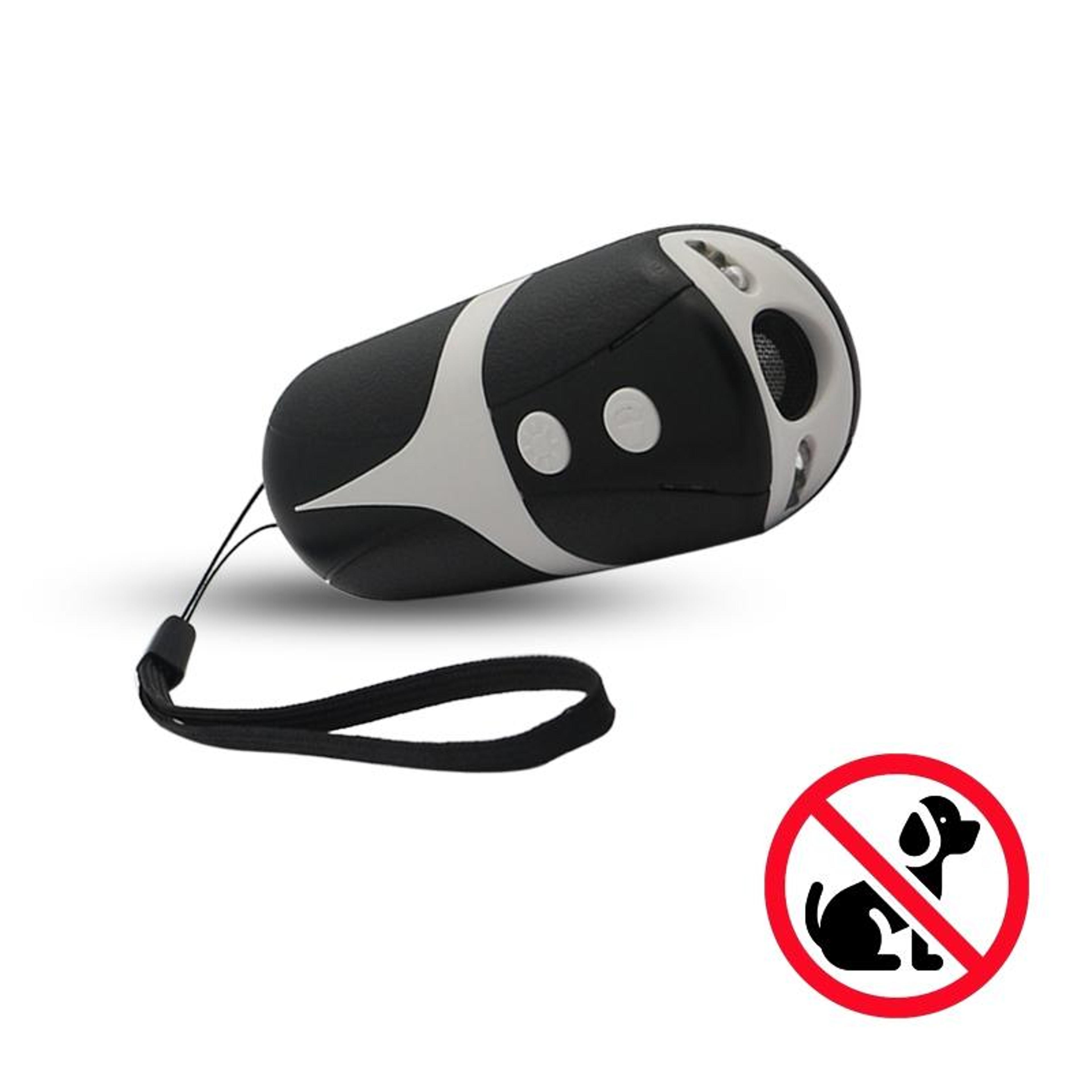safewalk portable ultrasonic dog repeller with led safety light for outdoor protection
