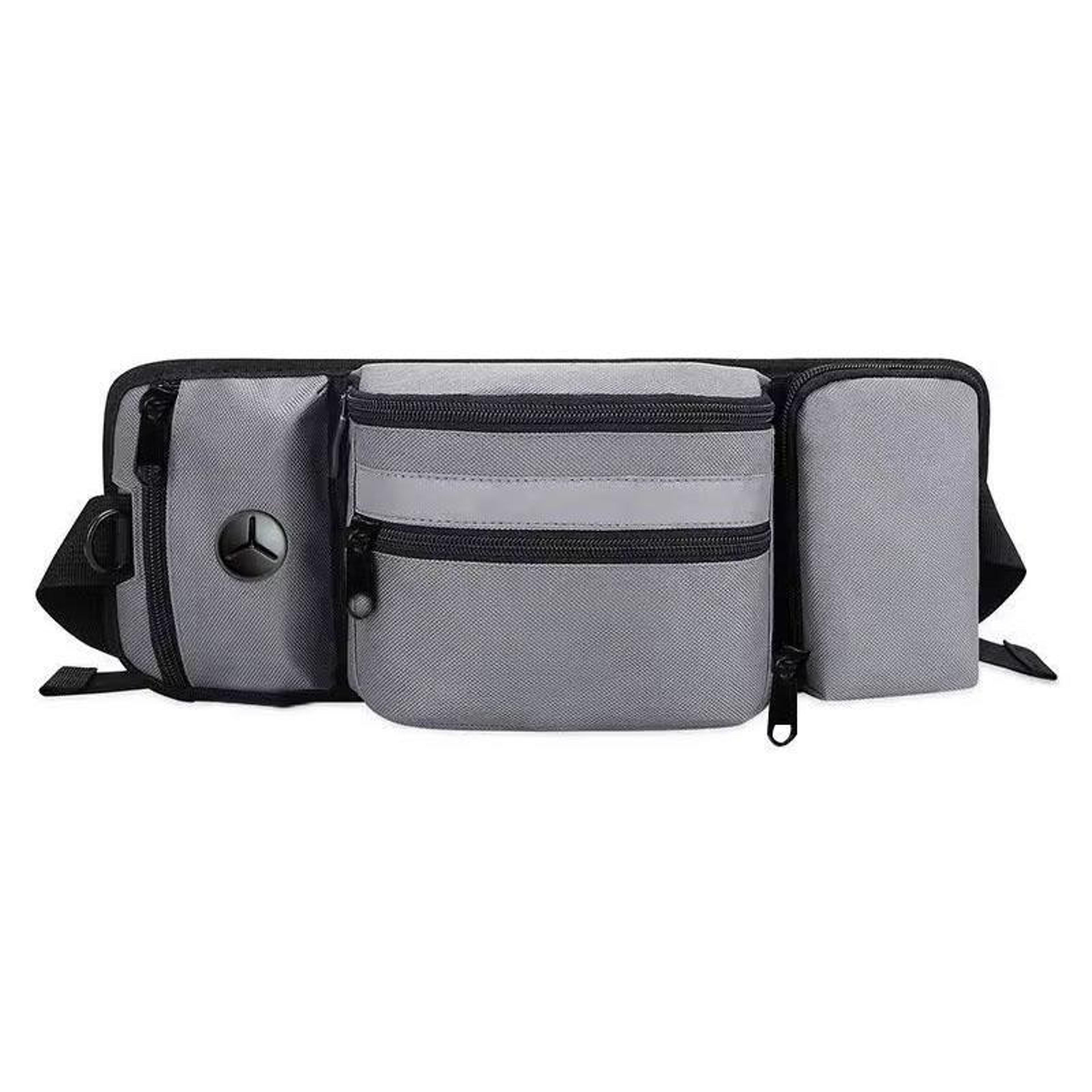 hands free dog walking bag with treat storage & adjustable waist pack