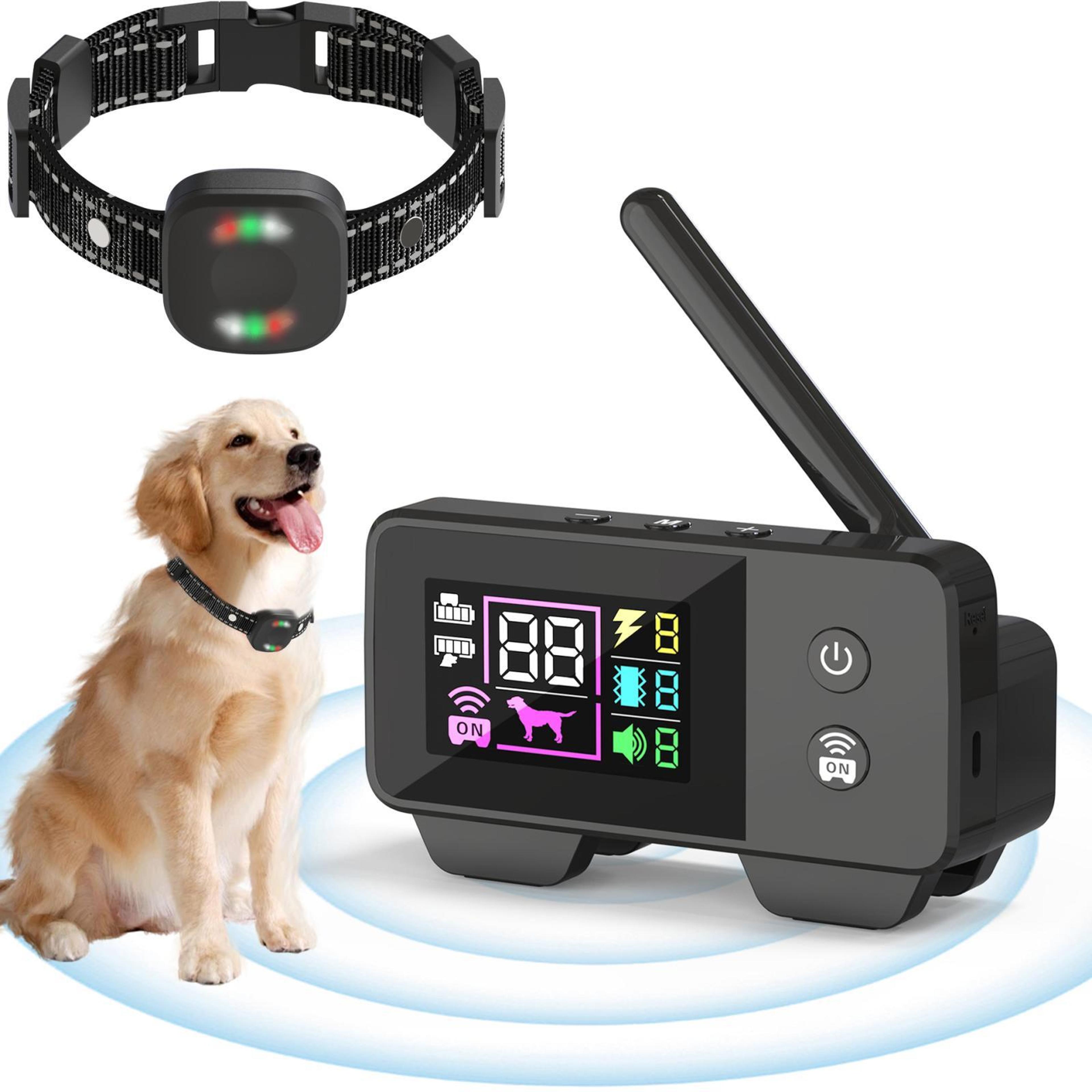 safebound wireless dog fence & smart training collar with 480m remote range
