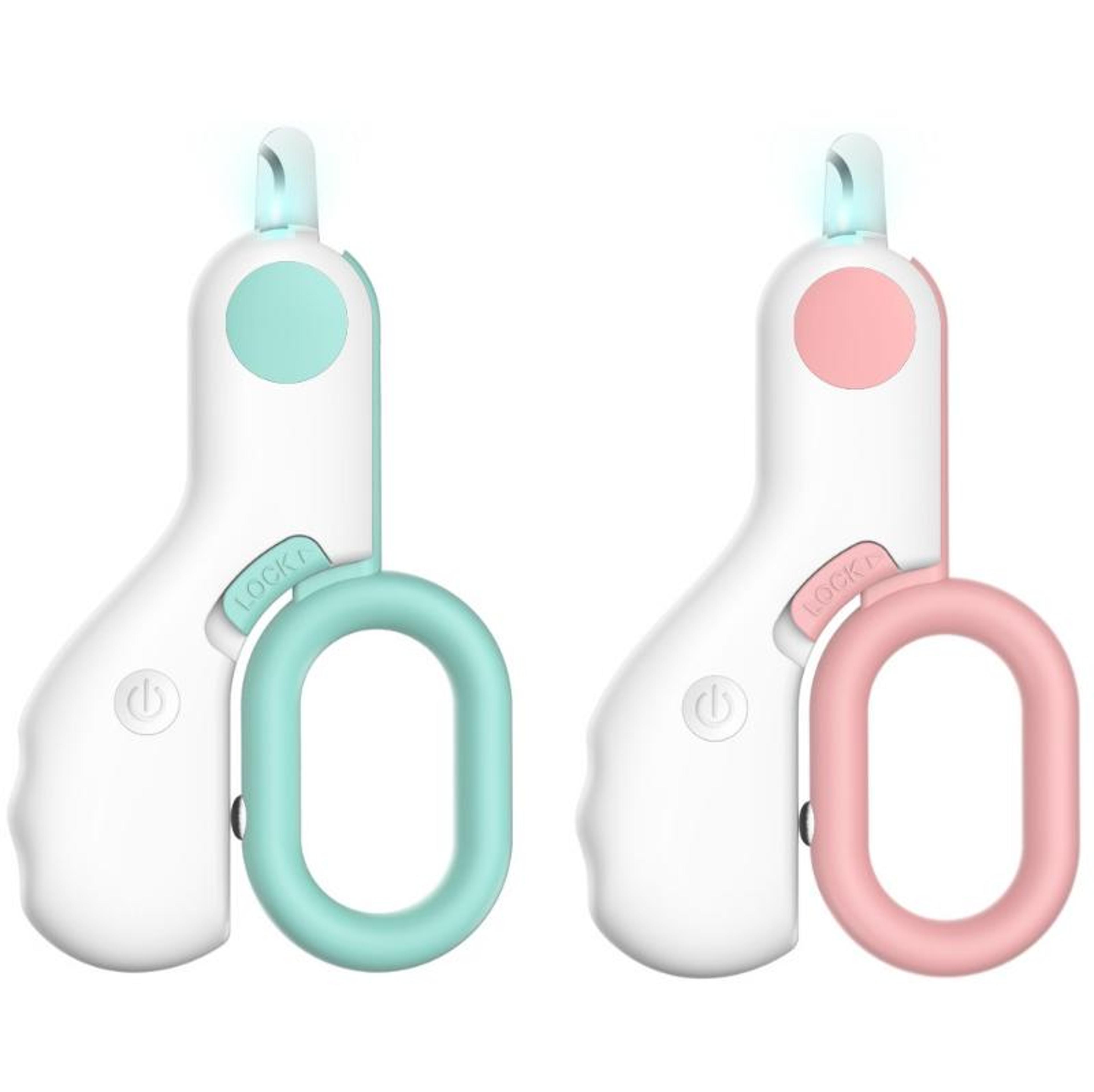 led safetrim pet nail clippers for dogs & cats with bloodline light