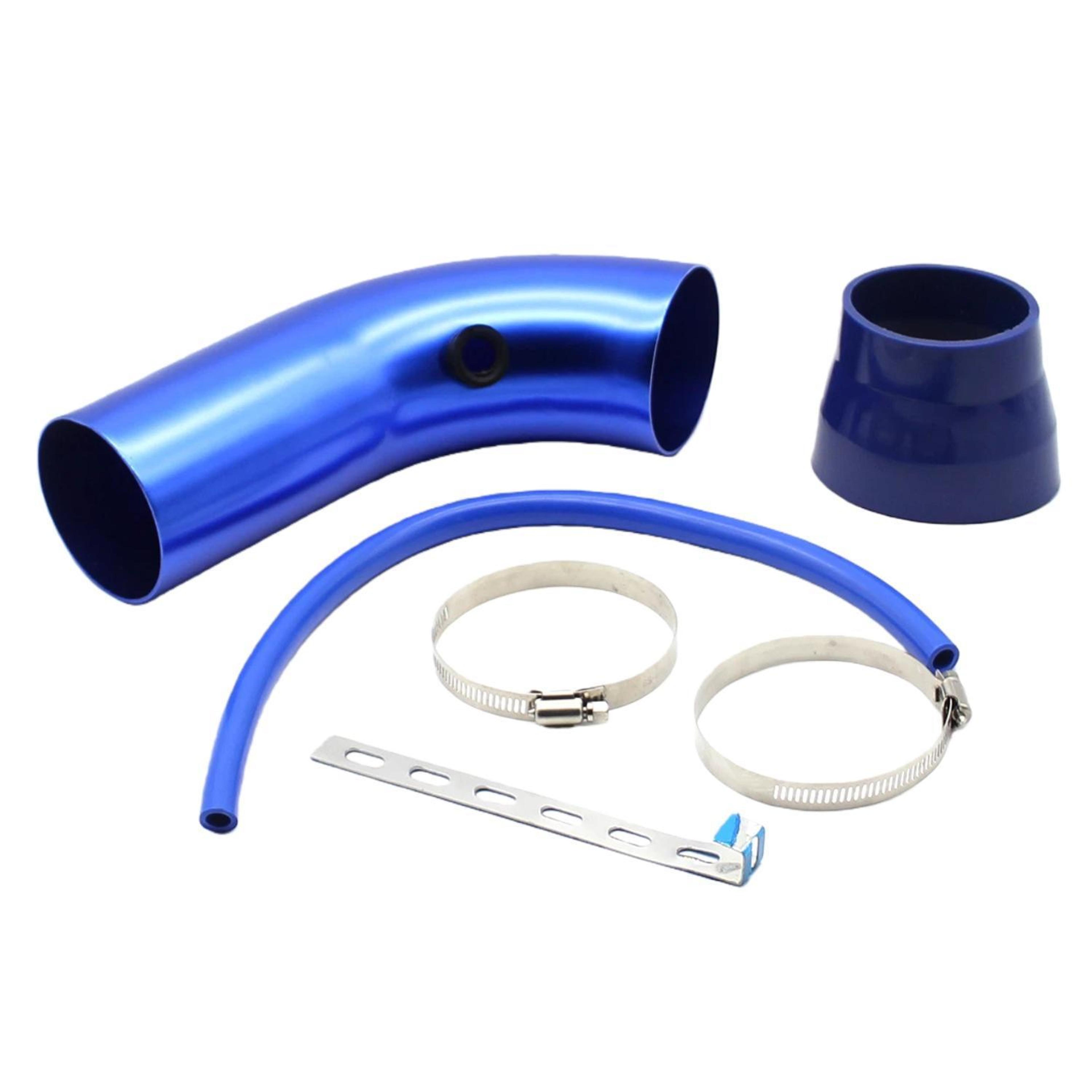 76mm aluminum alloy cold air intake pipe universal performance upgrade kit