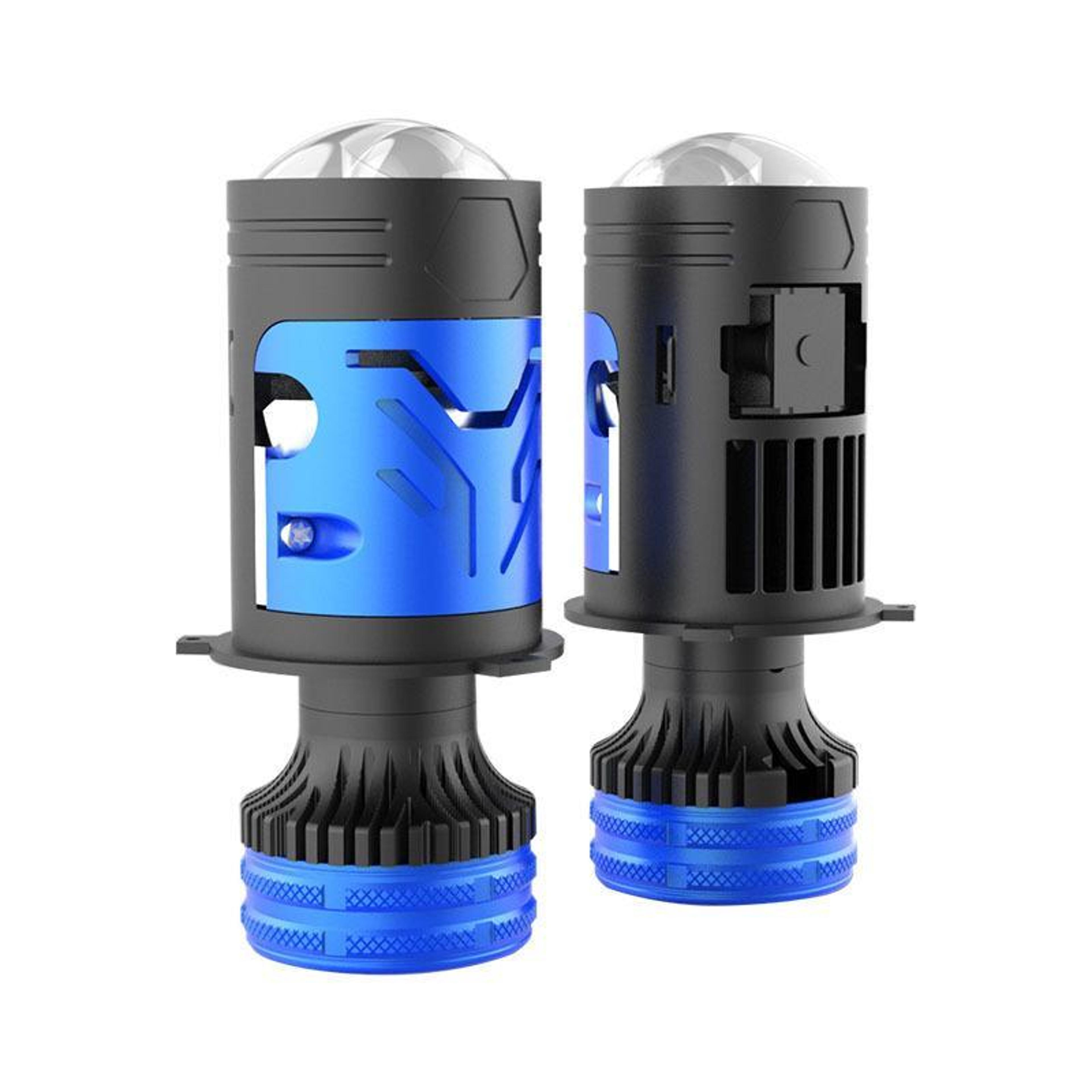 thunderbeam h4 led headlights 6000k super bright lens kit for maximum night visibility