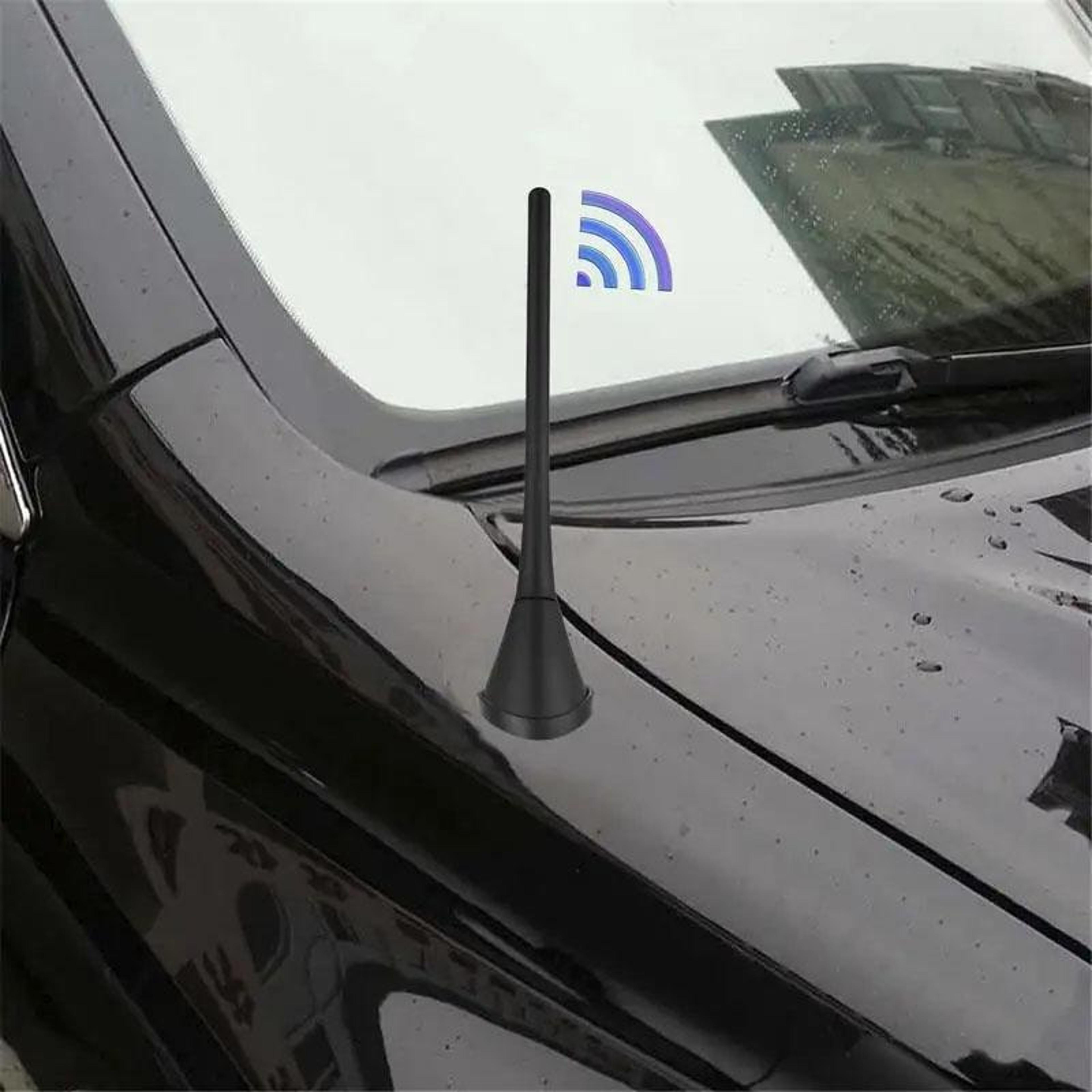 universal am fm car roof antenna signal booster for clear radio reception