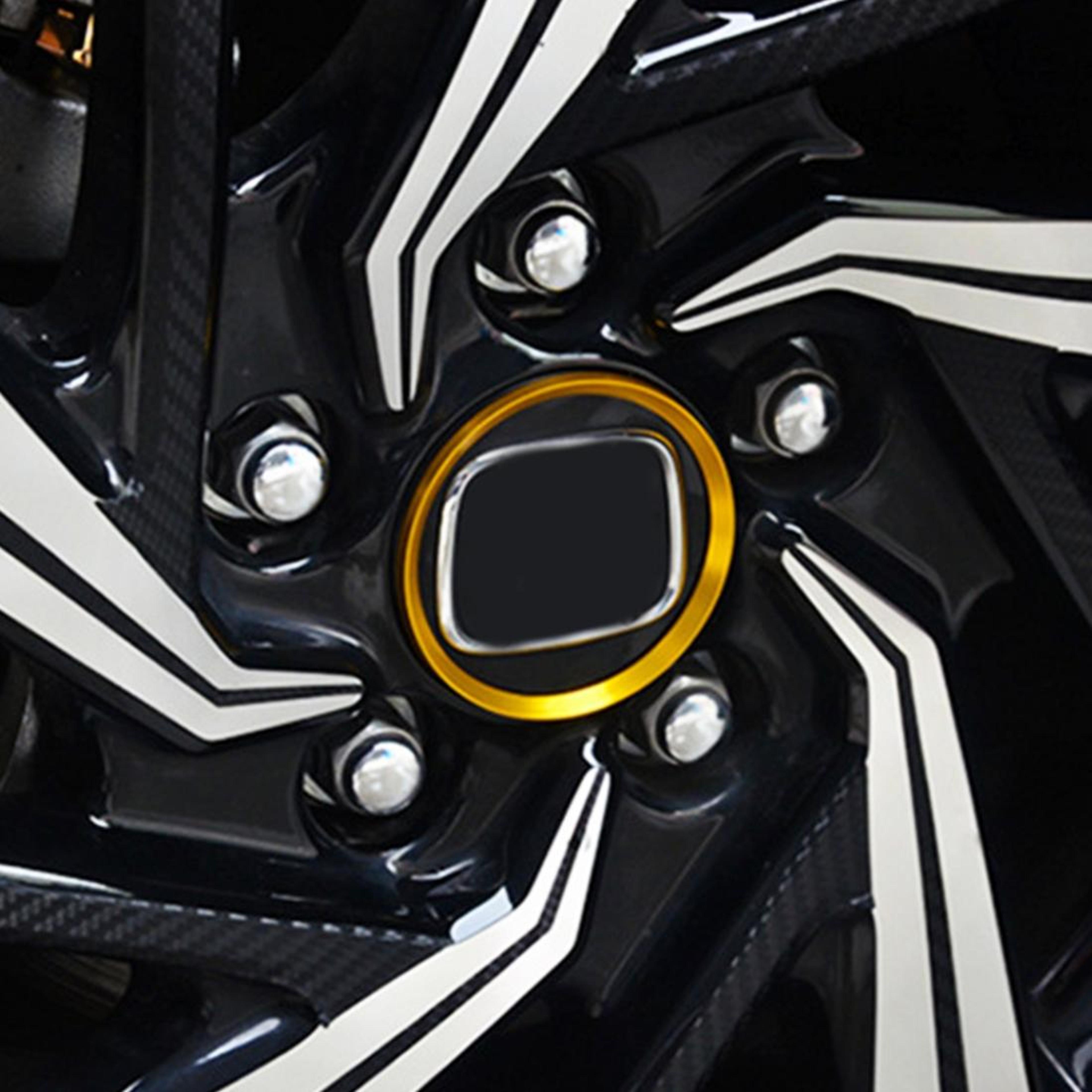metal wheel hub decoration ring set rim center trim