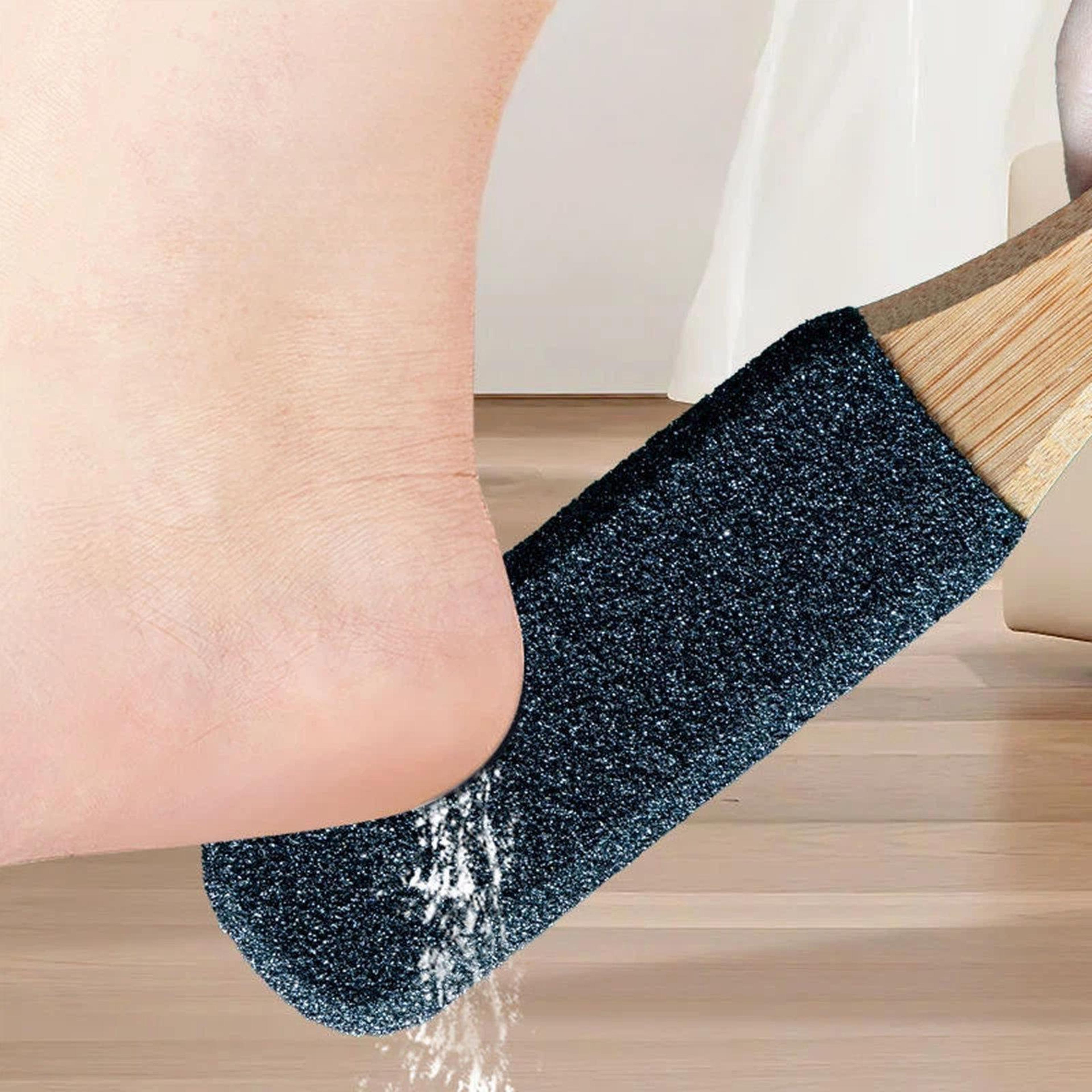 bamboogrip 5 sided callus remover for feet foot file & pumice stone pedicure tool