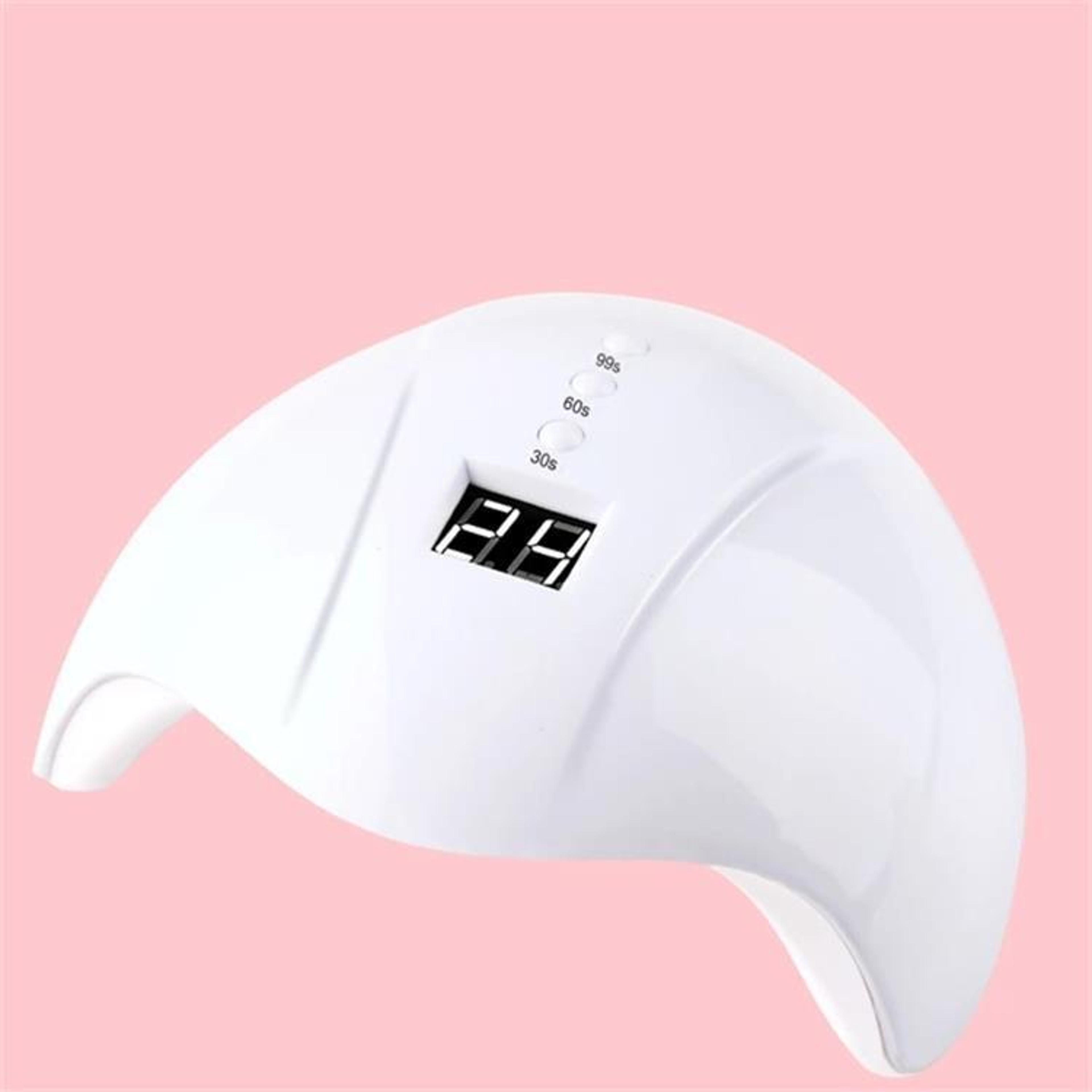36w uv nail lamp with smart sensor & lcd timer for fast gel nail curing