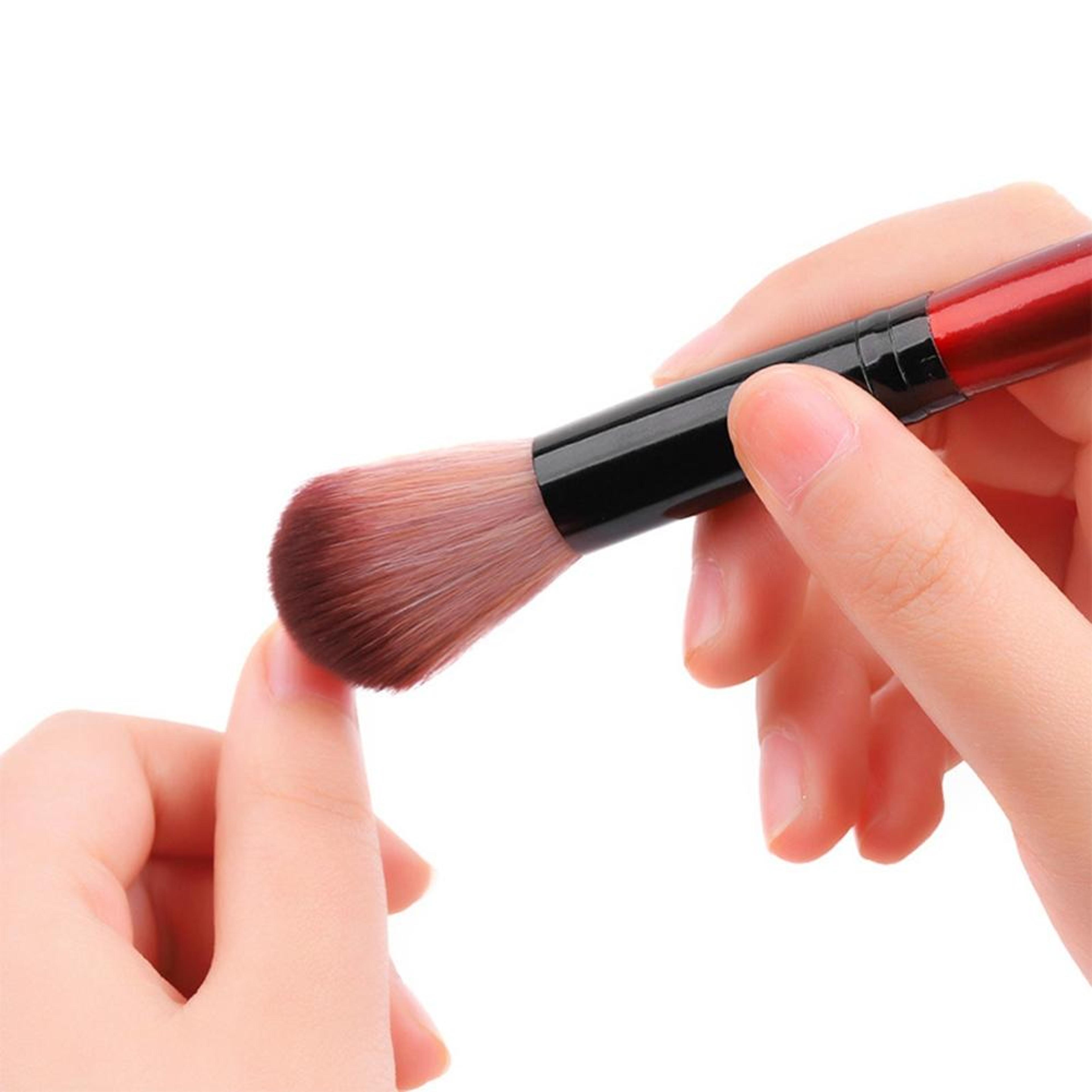 professional nail dust brush for nail art, gel polish & makeup powder cleaning