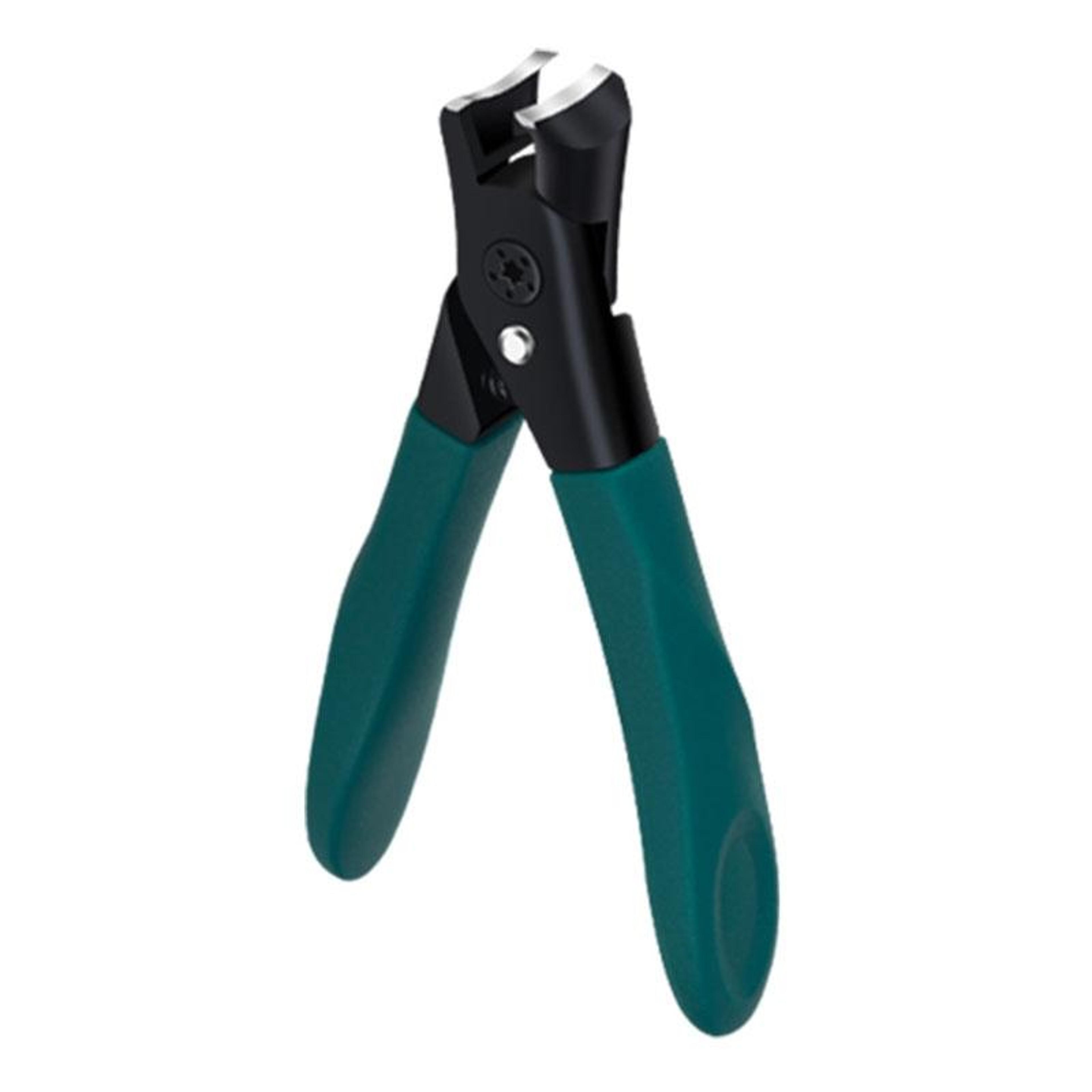 large opening stainless steel nail clipper for thick nails with anti splash catcher