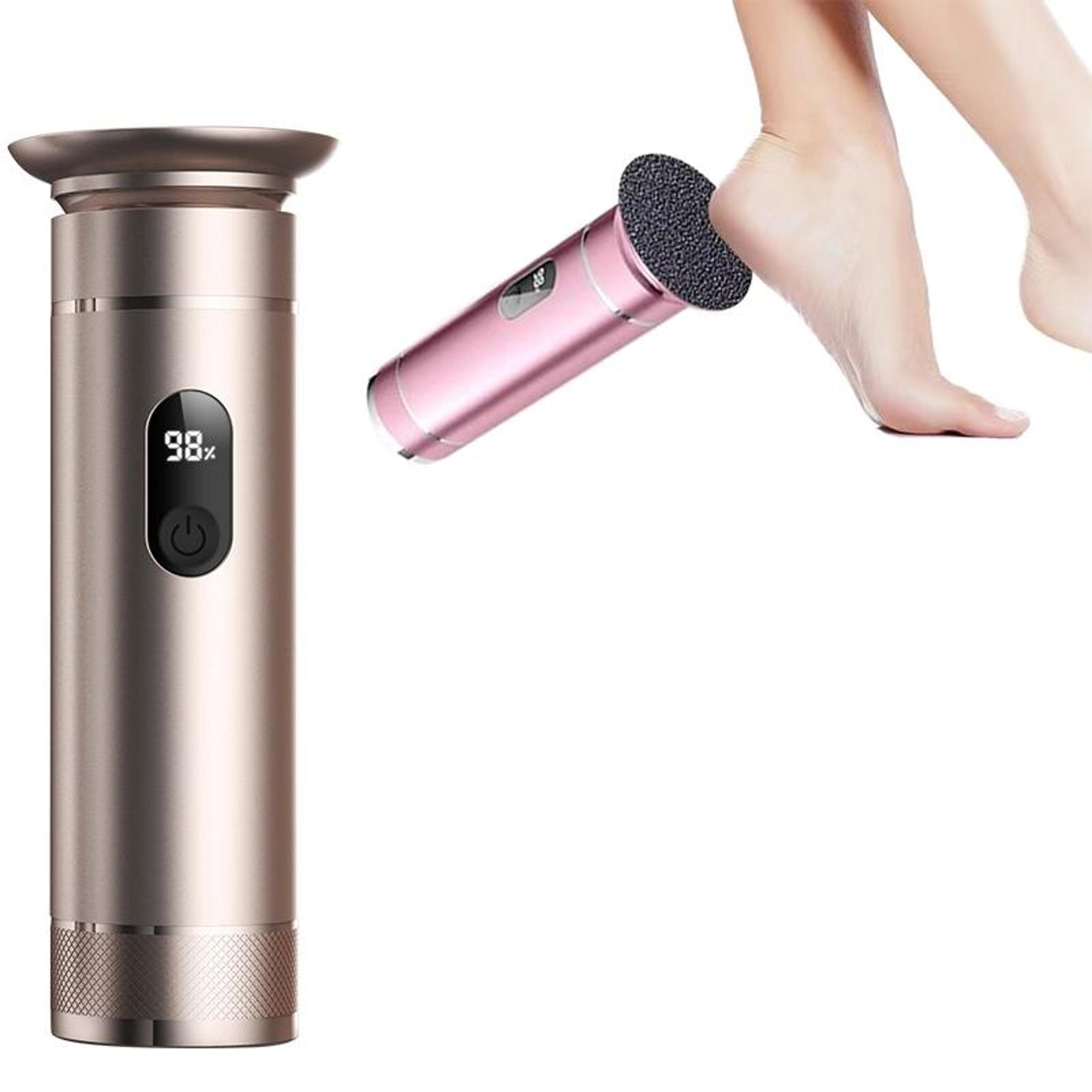s 608 rechargeable electric foot grinder with lcd display & type c charging