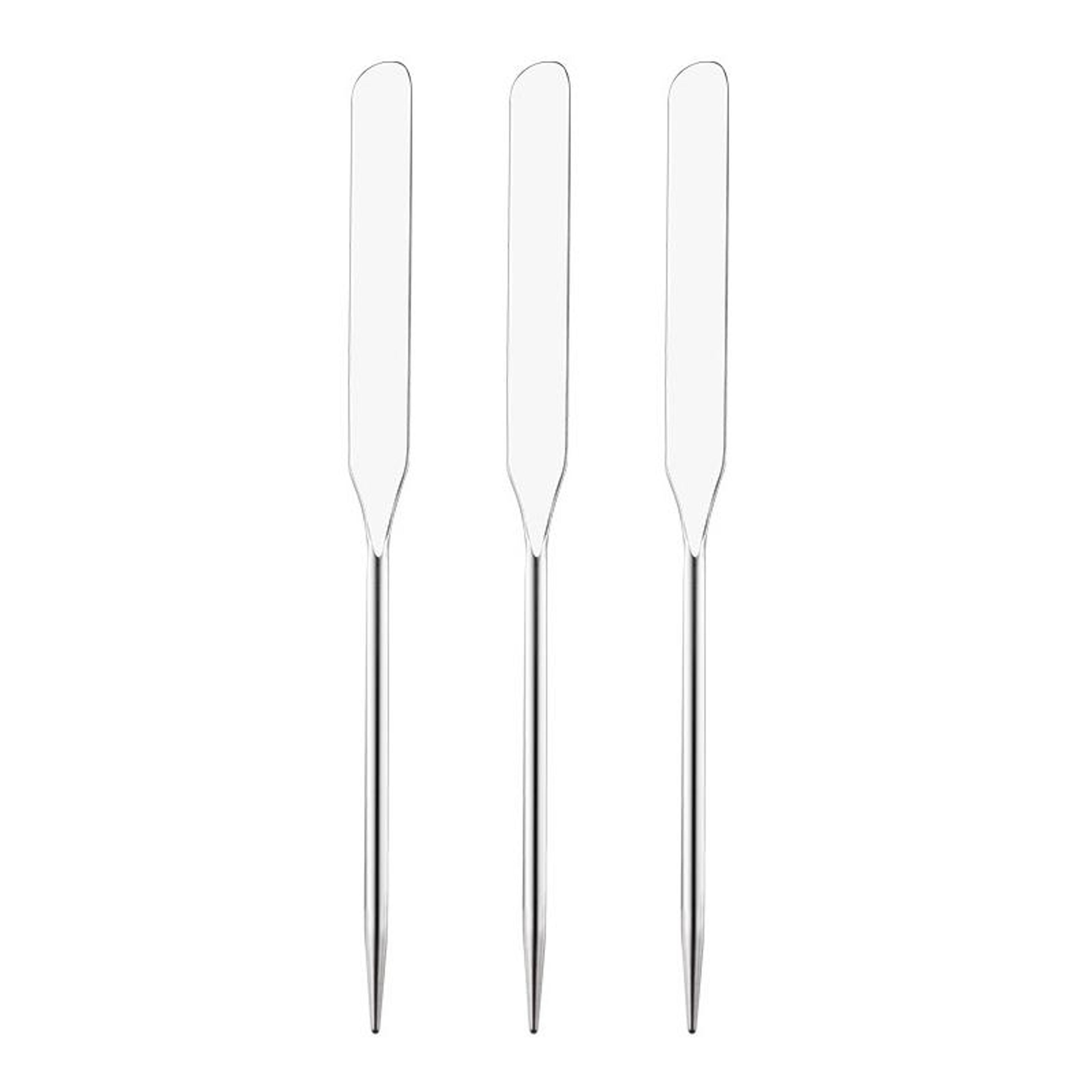 stainless steel nail art mixing sticks set precision makeup & nail gel blending tools