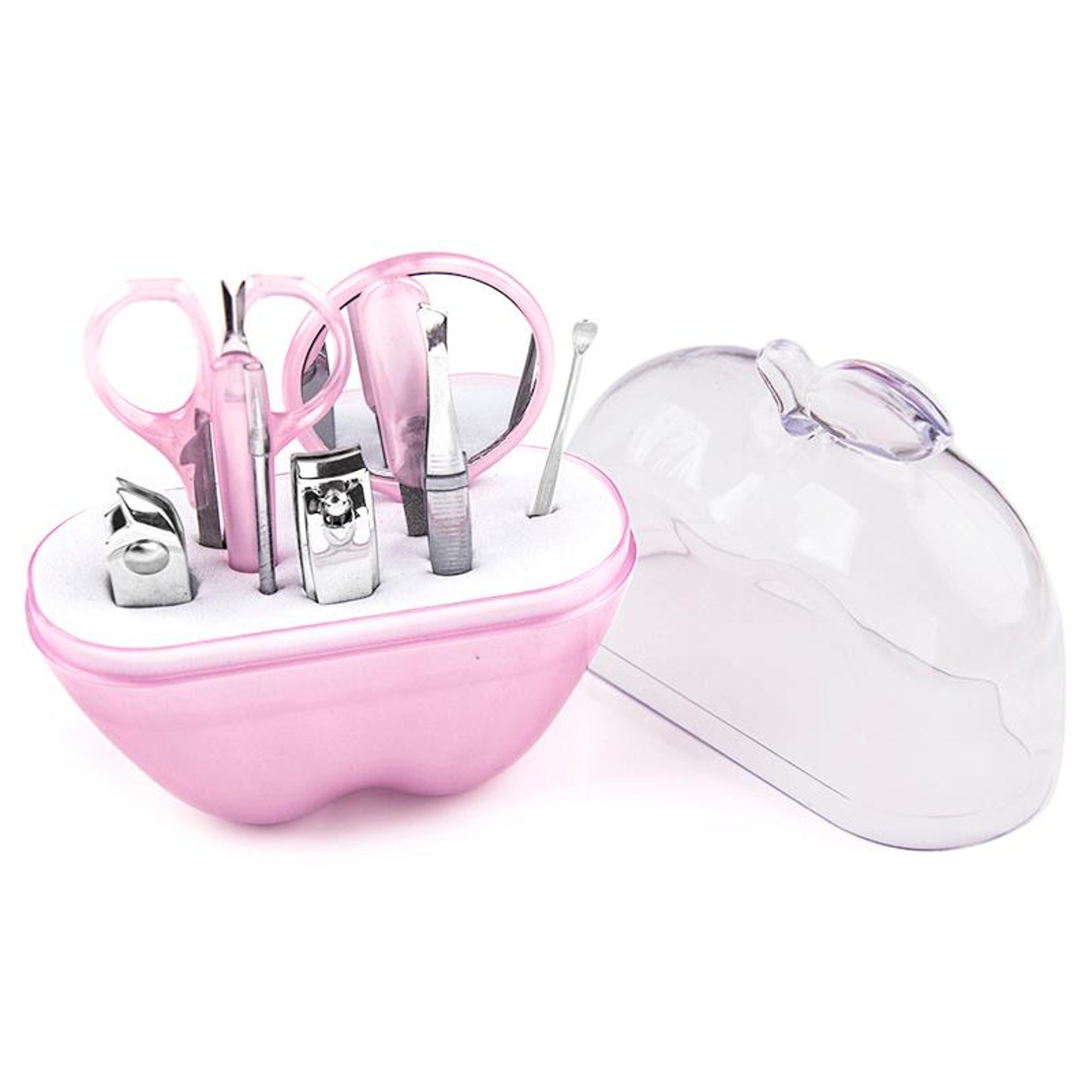 applecare 10 in 1 manicure & pedicure kit travel nail grooming set