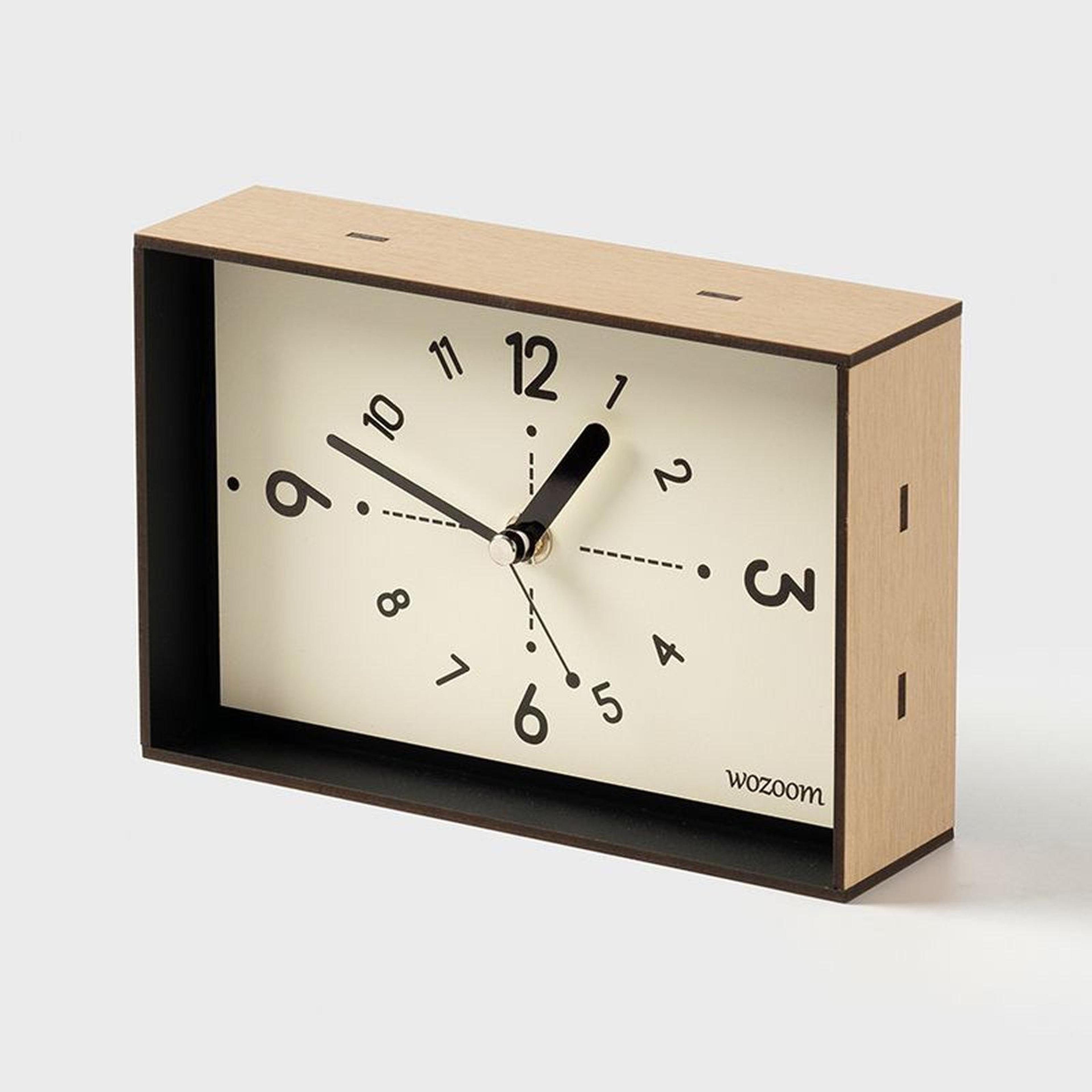 vintage silent desk clock decorative table accent for living room home office