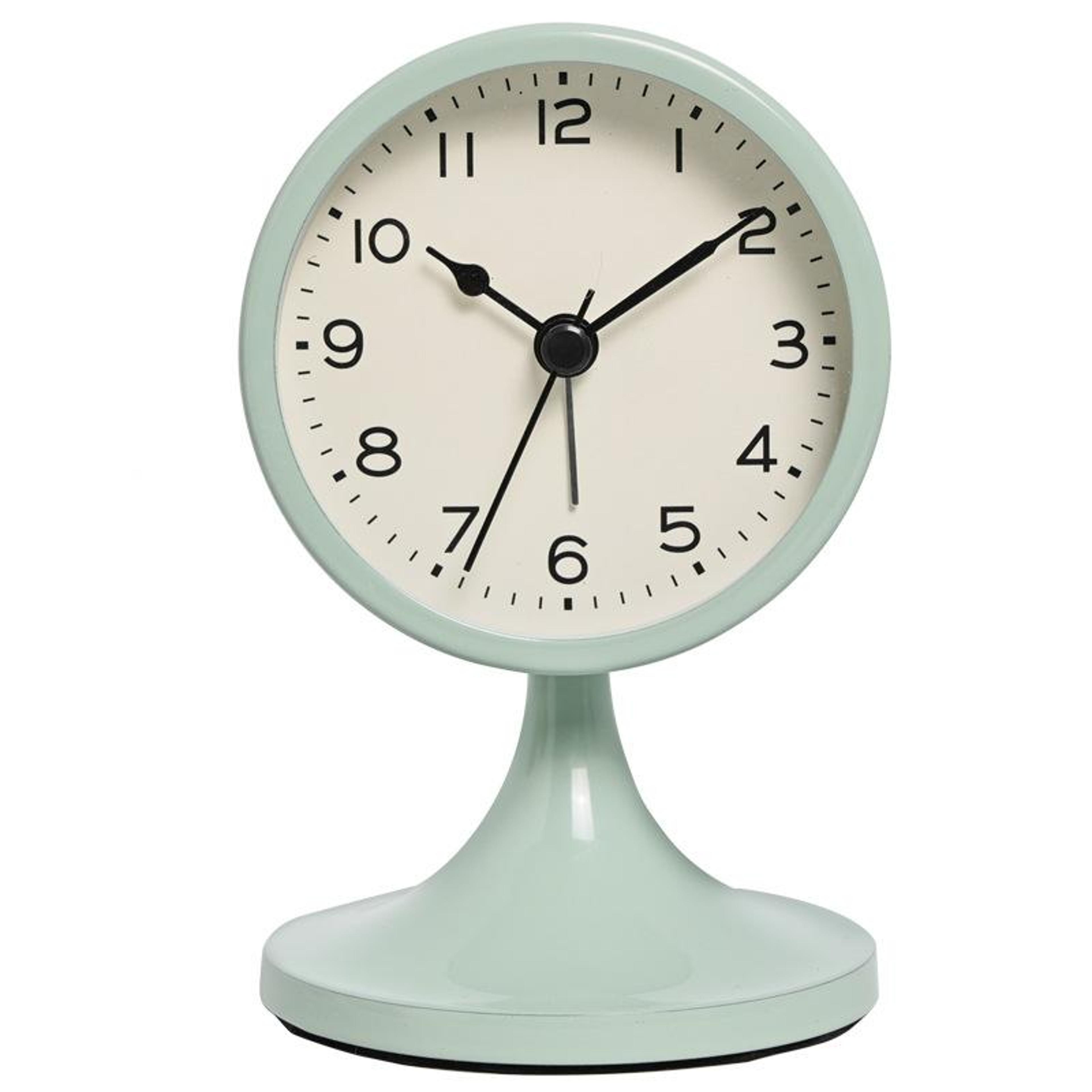 vintage silent night light alarm clock for bedside desk & student rooms