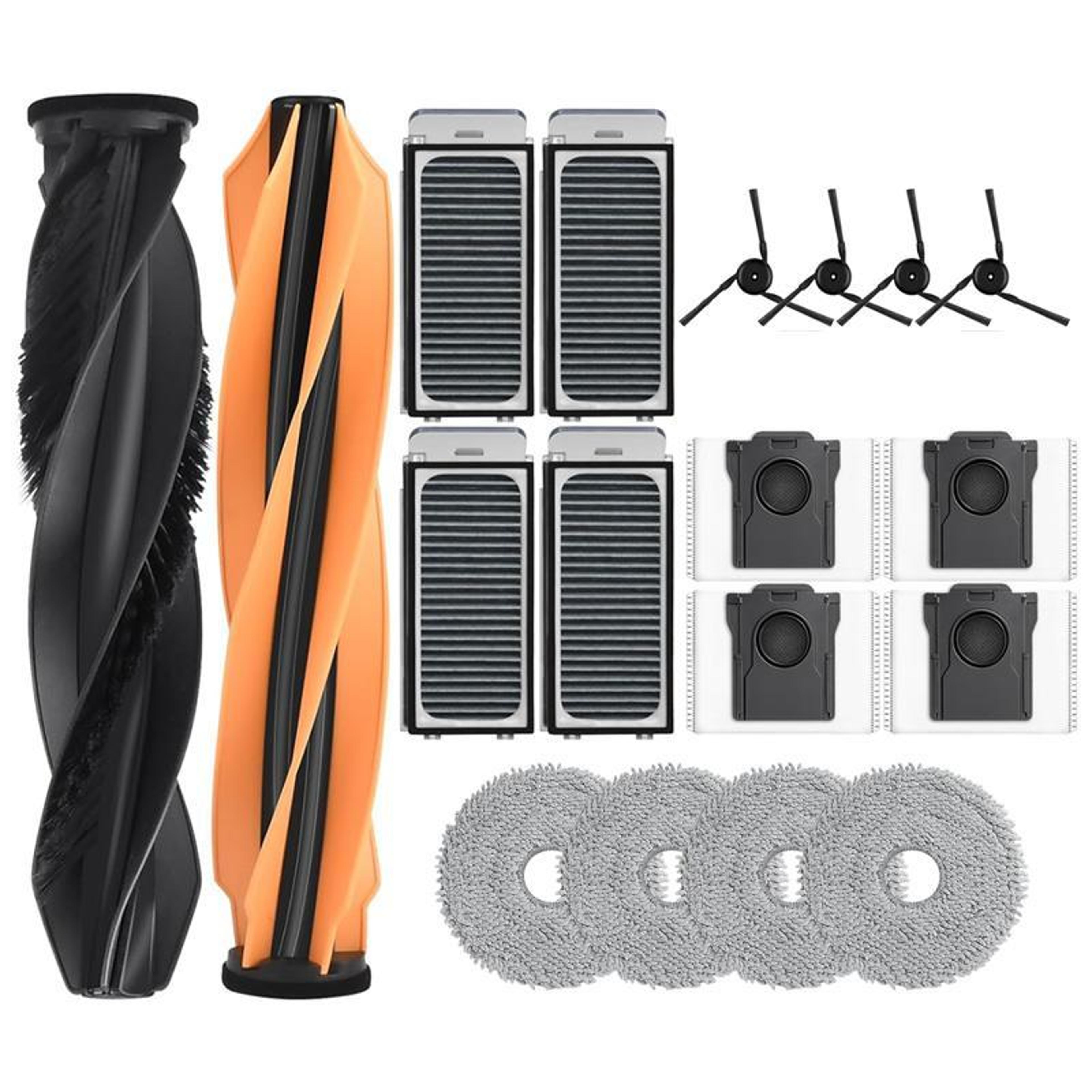 junsunmay 18 piece robot vacuum replacement kit for dreame x50 ultra & l50 ultra with hepa filters