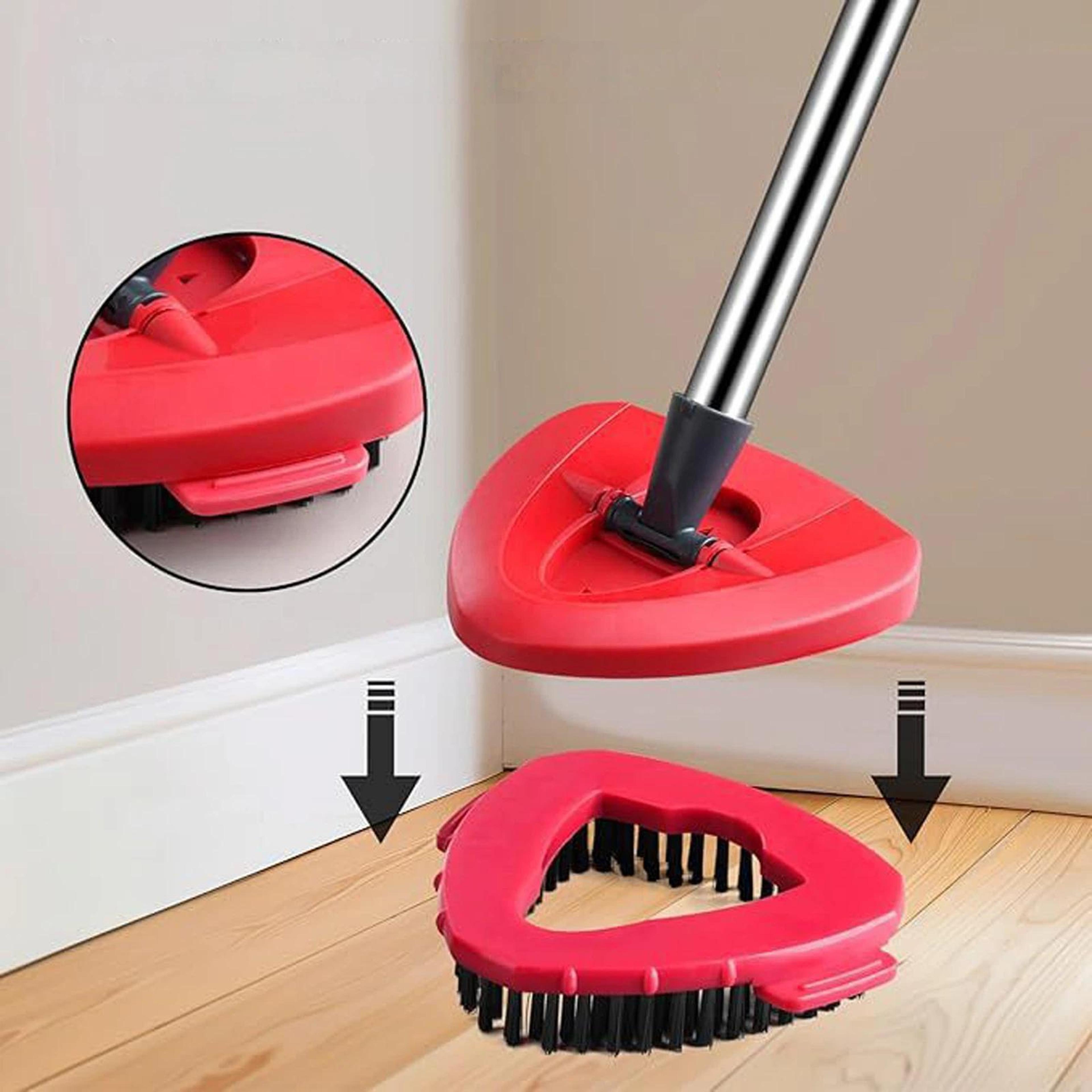 triclean corner scrub replacement brush for vileda o cedar spin mop bathroom & floor cleaner