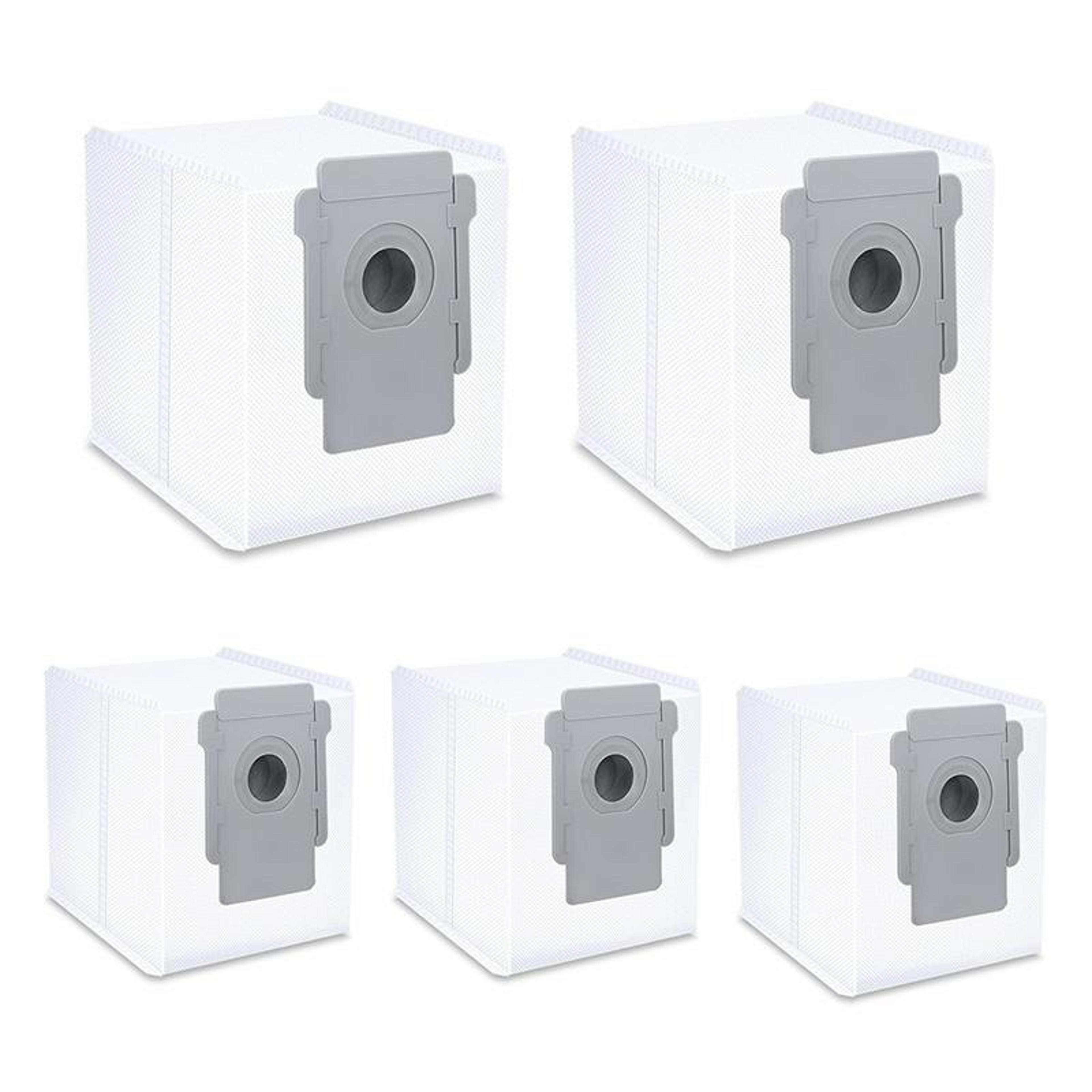junsunmay 5 pack roomba replacement bags for irobot vacuum clean base i, j & s series