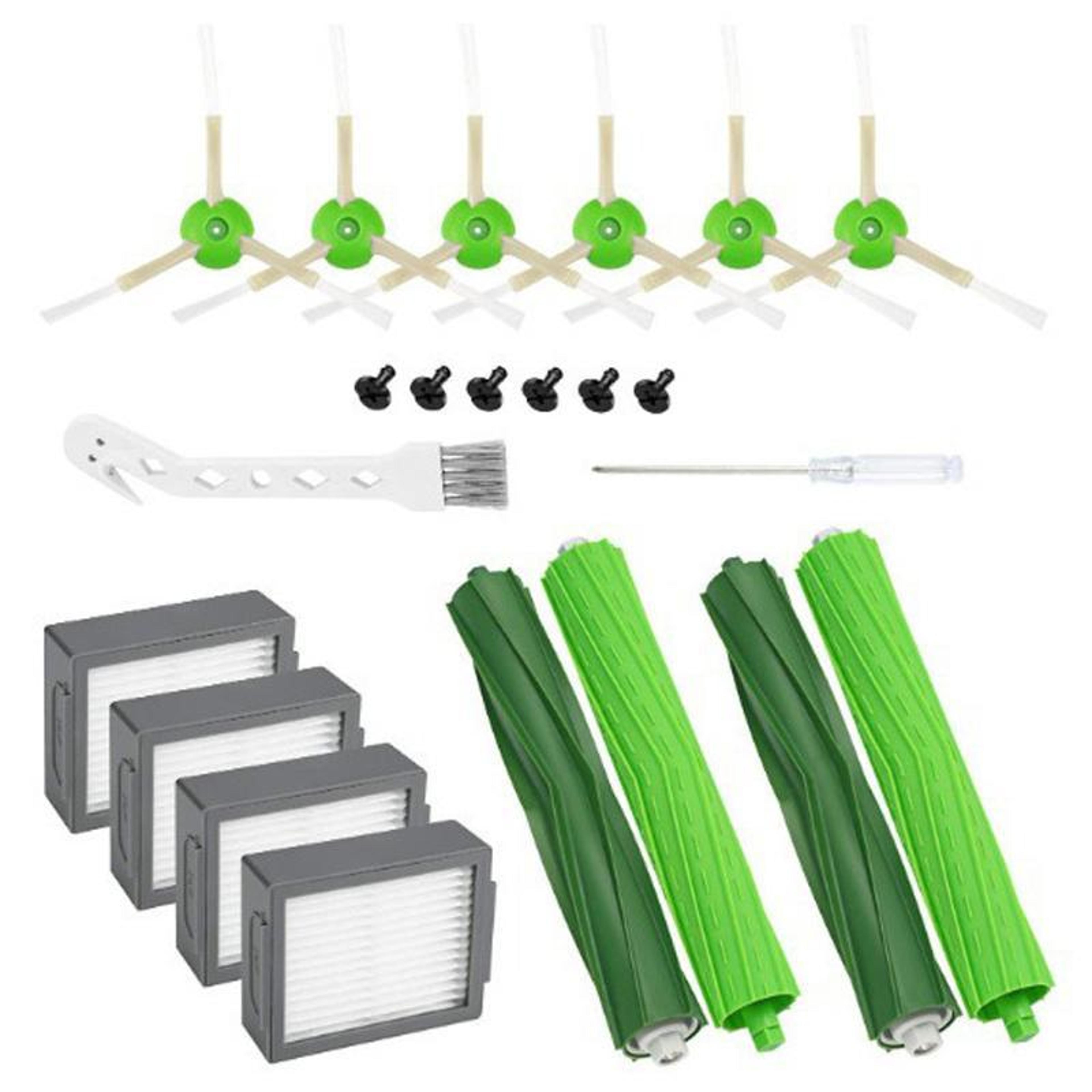 14 piece roomba replacement parts kit for irobot i3 i4 i6 i7 e5 e6 e7 j7 vacuum accessories