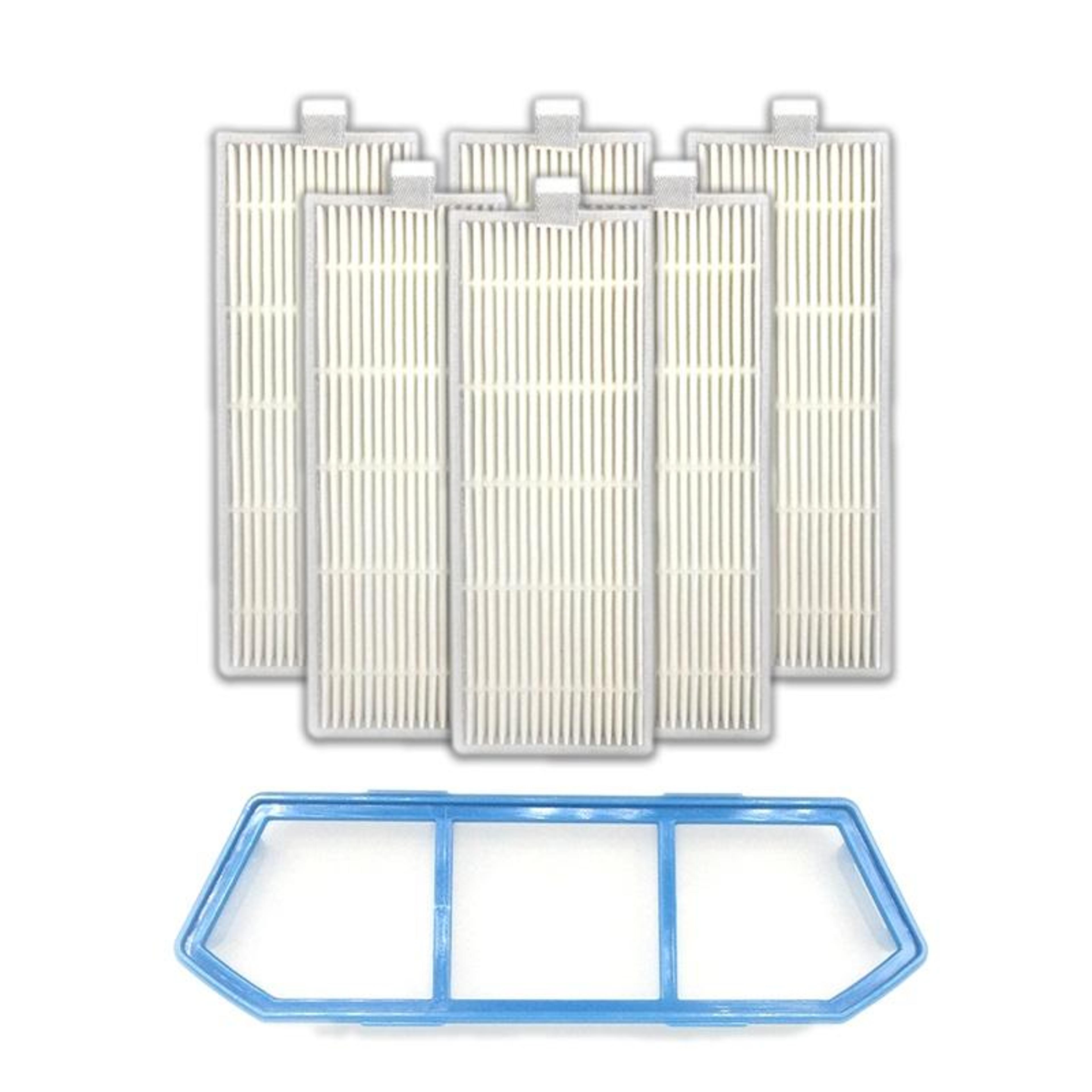 ilife a4 a4s a6 replacement filter kit with primary filter and 6 robot vacuum filters