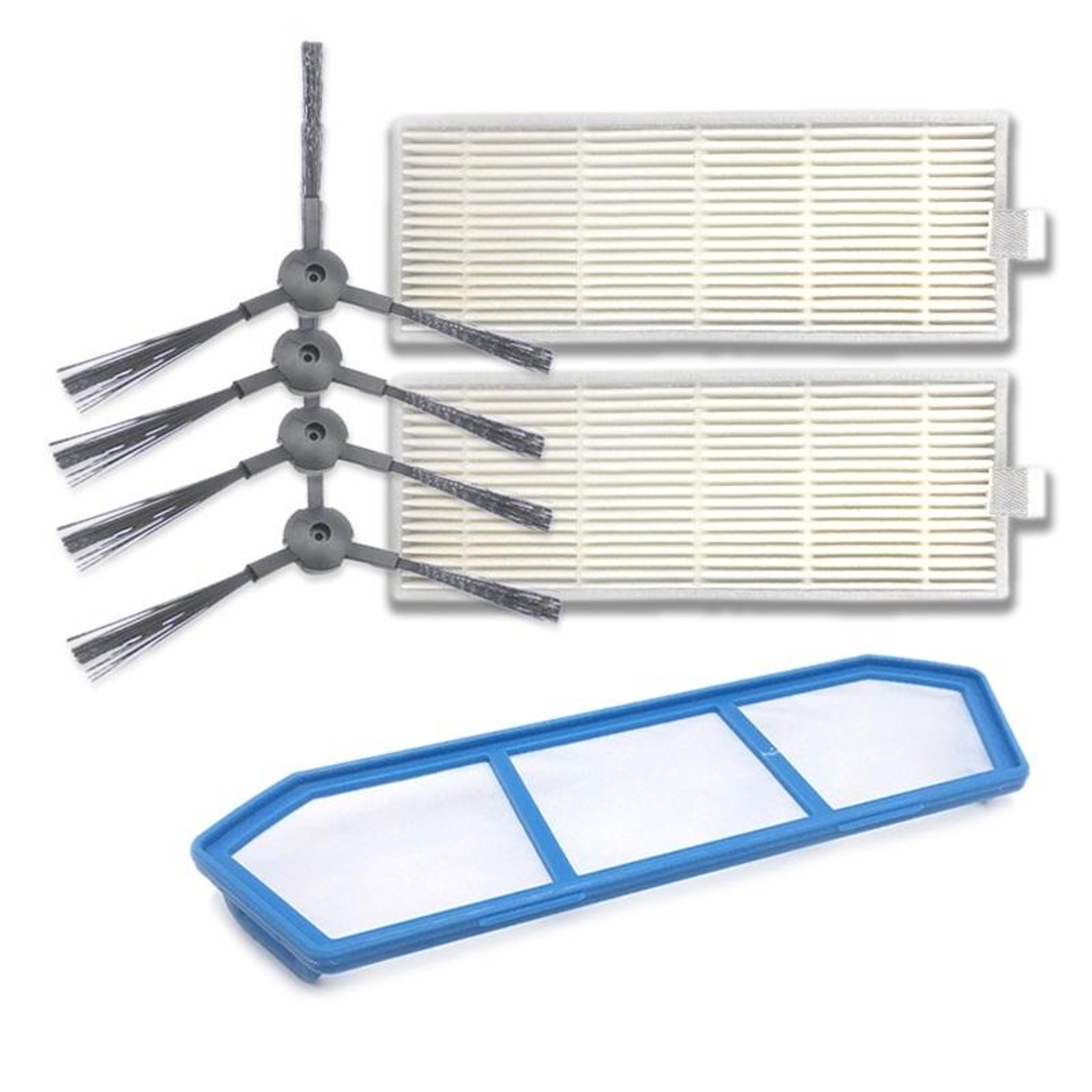 ilife a4 replacement filters and side brushes kit for a4 a4s a6 robot vacuums