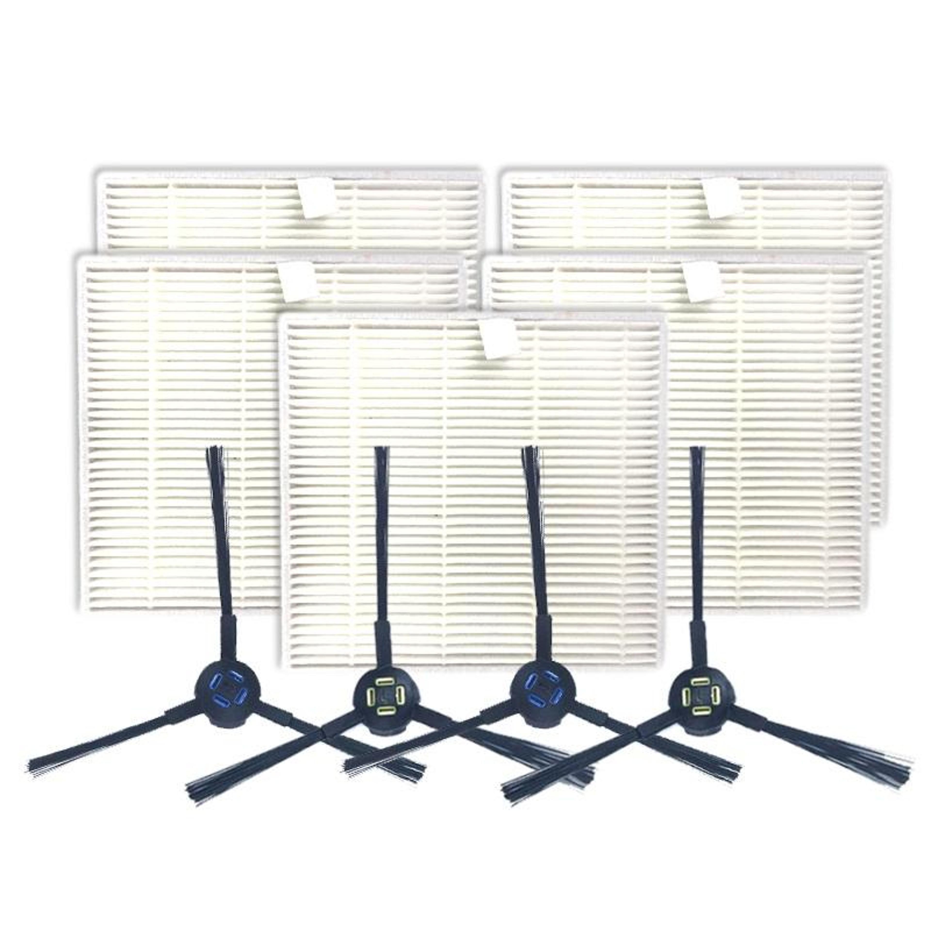 ilife v8s replacement filter kit with side brushes vacuum cleaner accessories