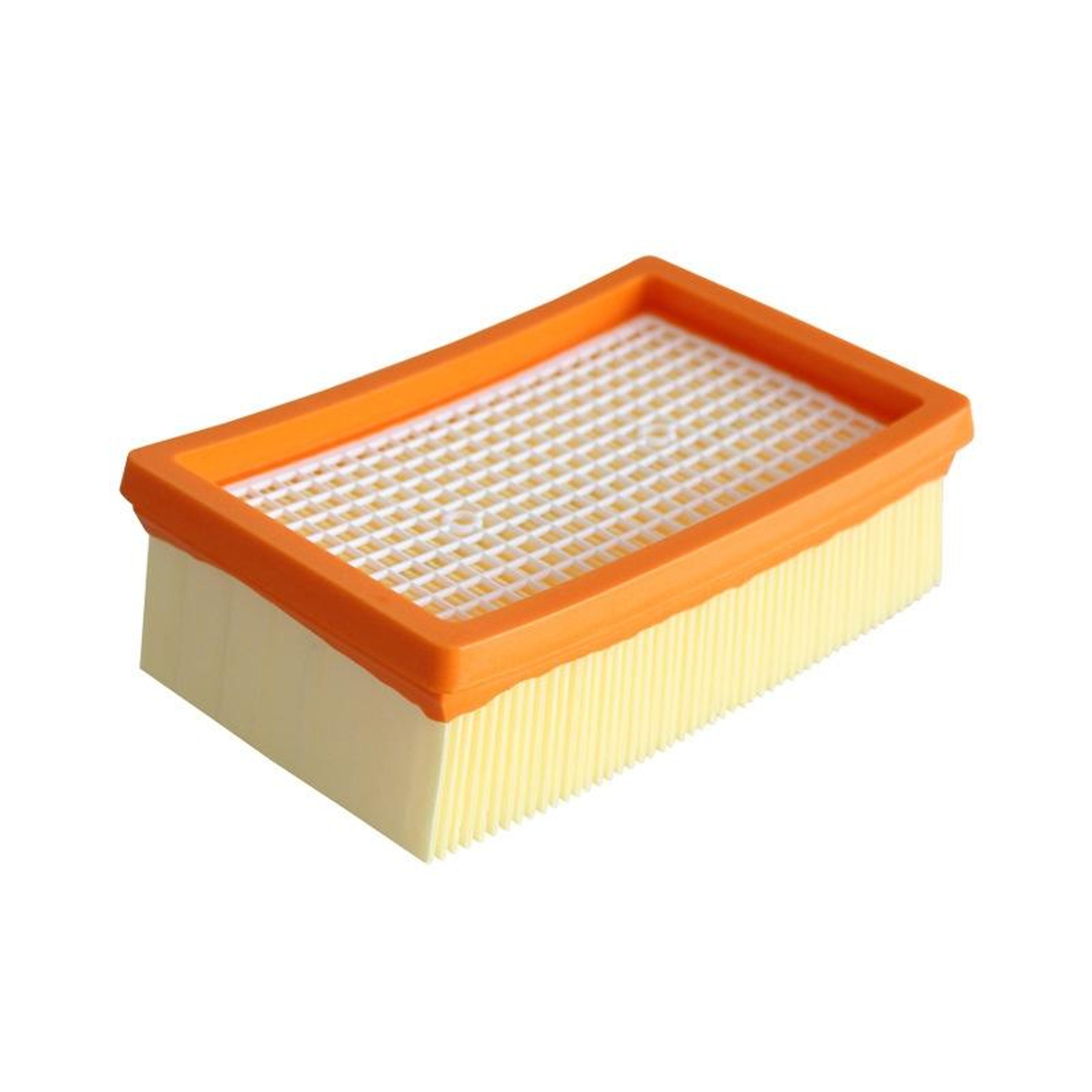 2 pack karcher mv4 mv5 mv6 flat pleated vacuum cleaner filter replacement