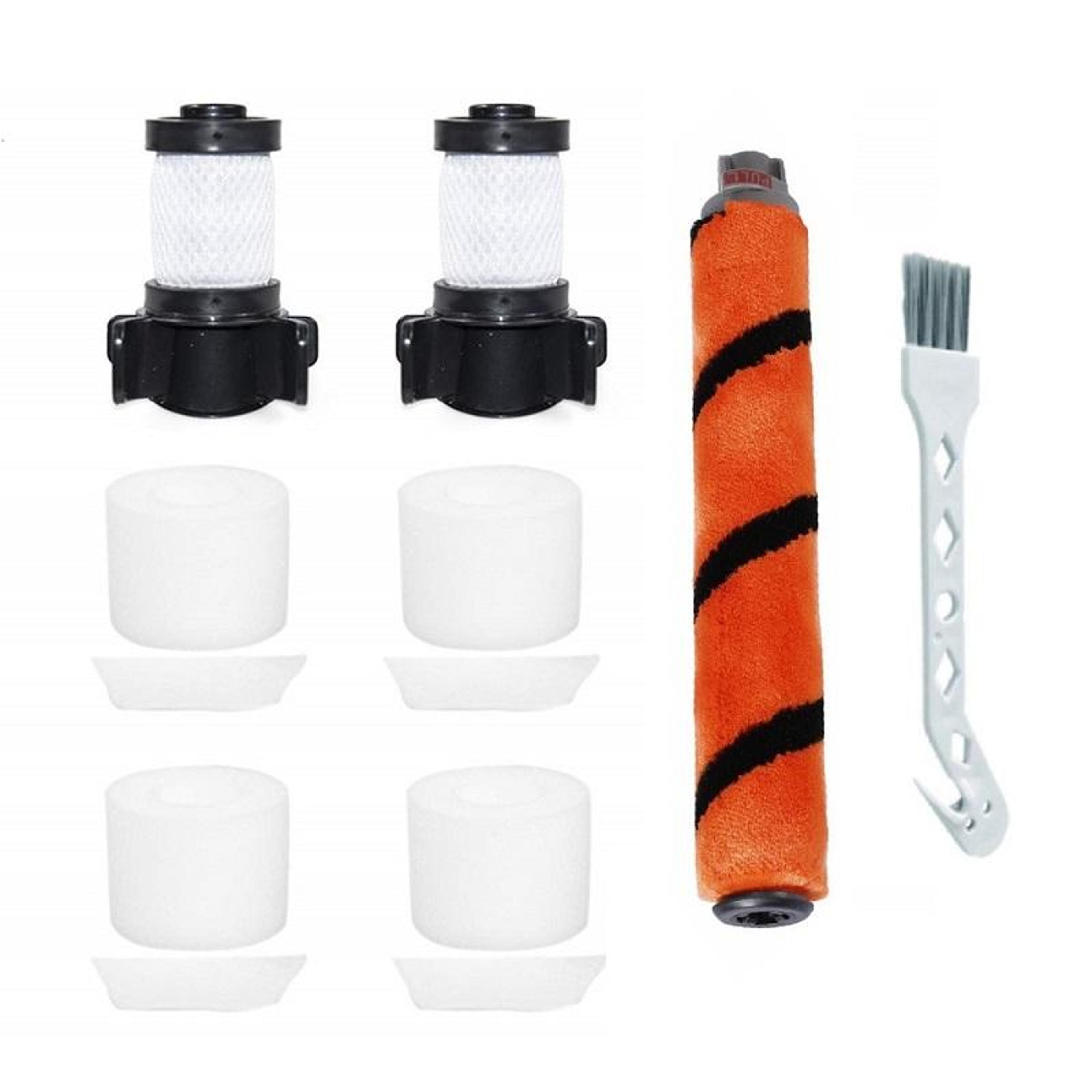 shark if100 replacement kit vacuum brush replacement filter set with main brush small brush and sponges