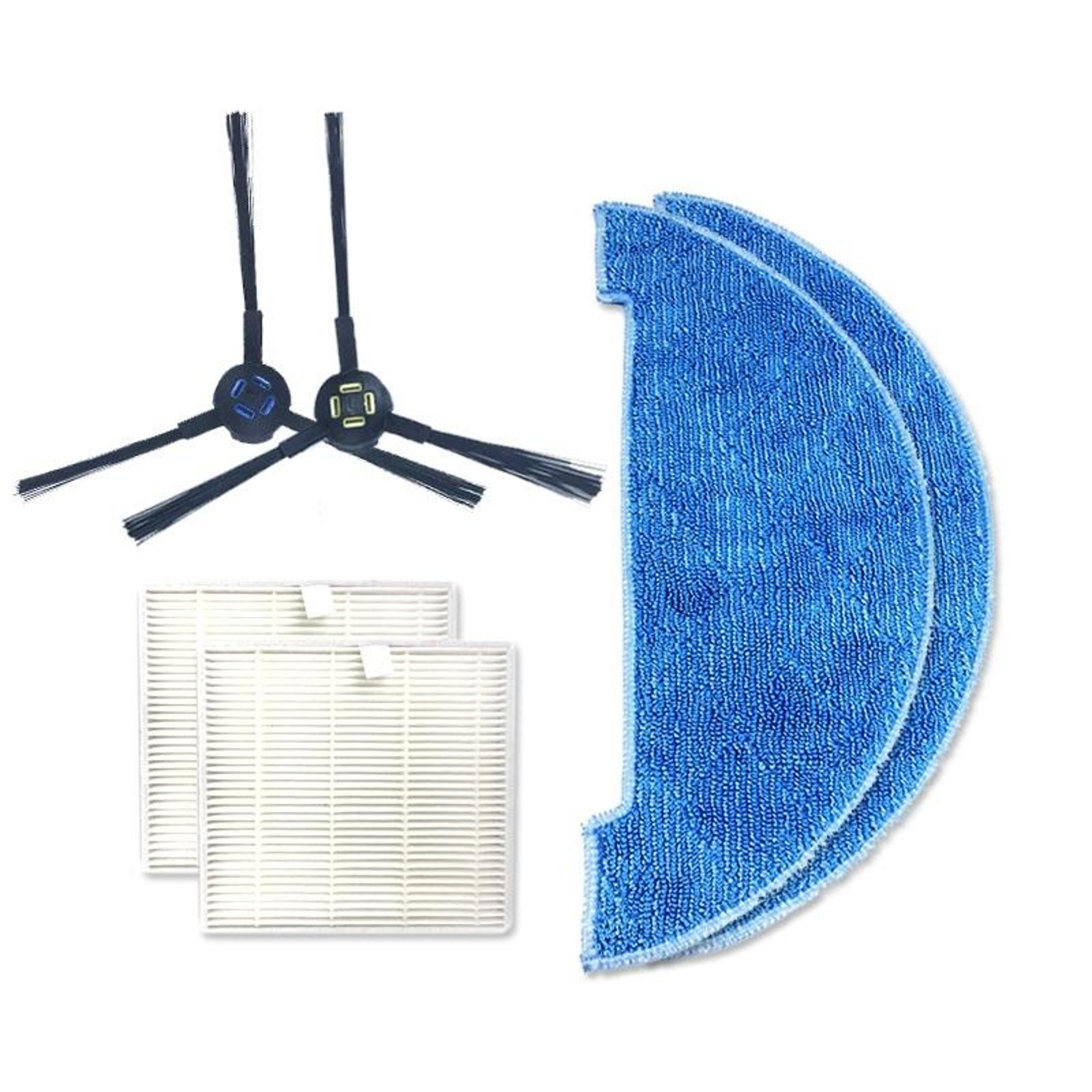ilife v8s replacement kit side brush hepa filter cleaning mop cloth set