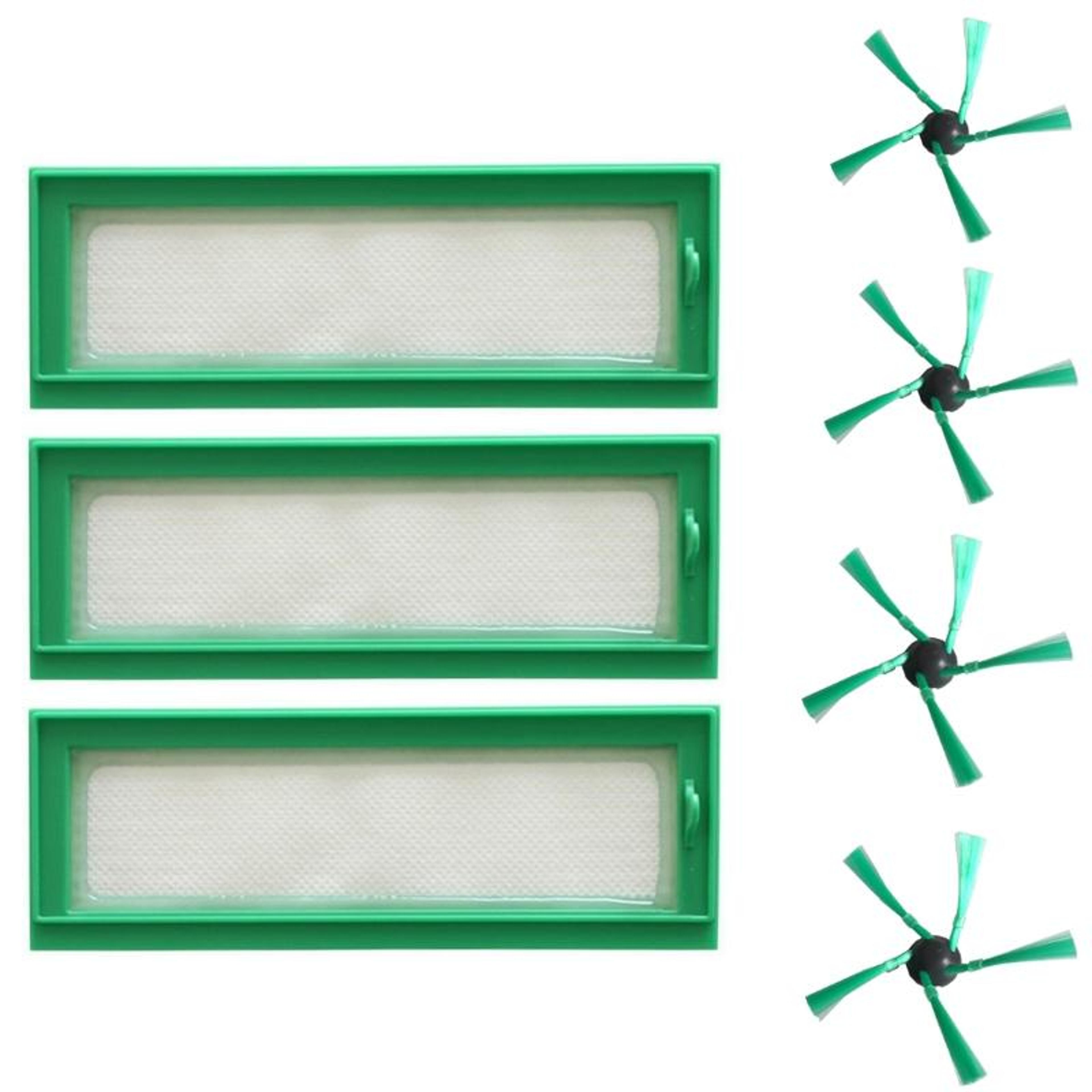 vr200 robot vacuum replacement brush and filter kit 7 piece vacuum filter replacement set